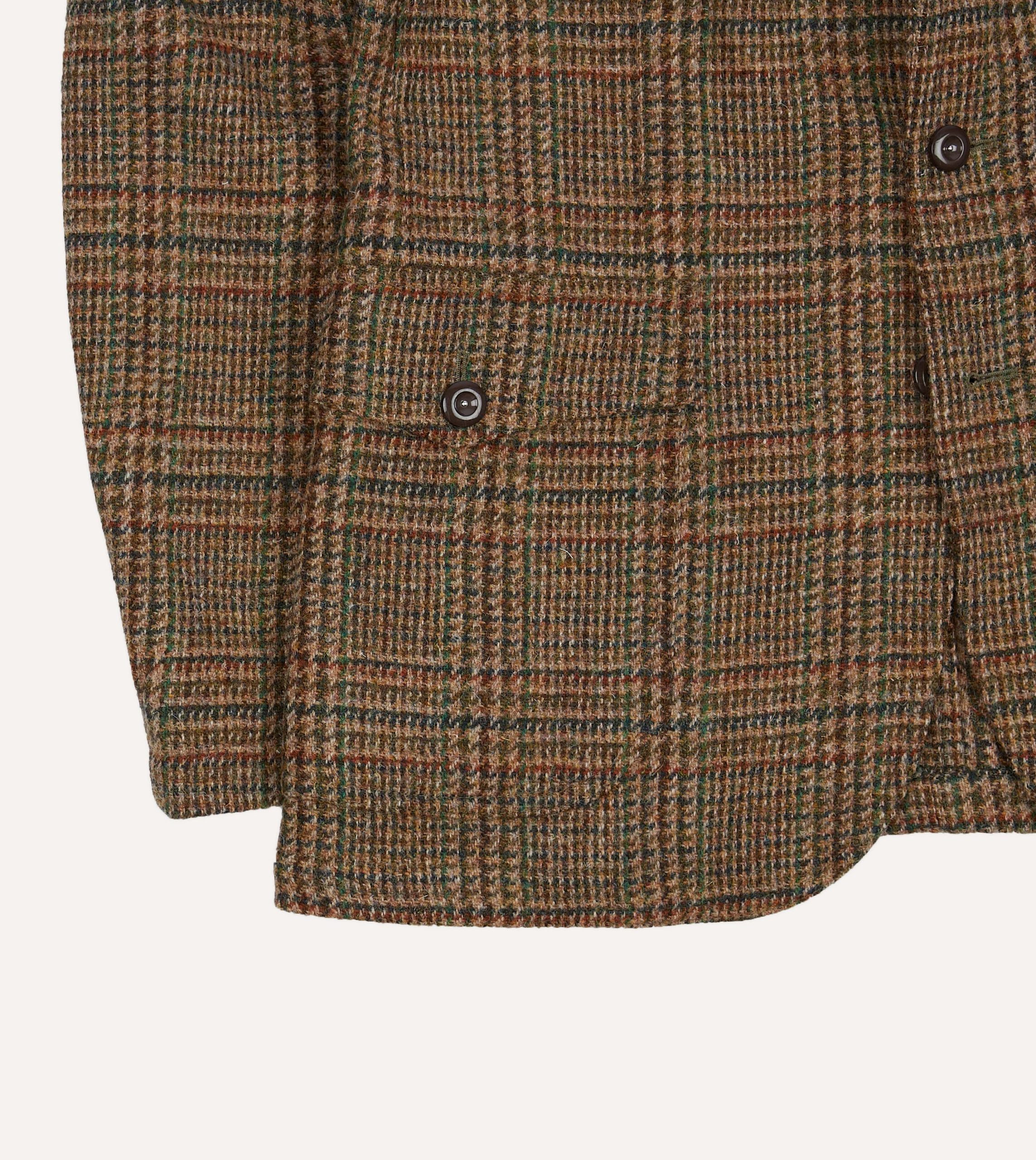 Brown Prince of Wales Check Harris Tweed Games Blazer Mk. VII - Image 6