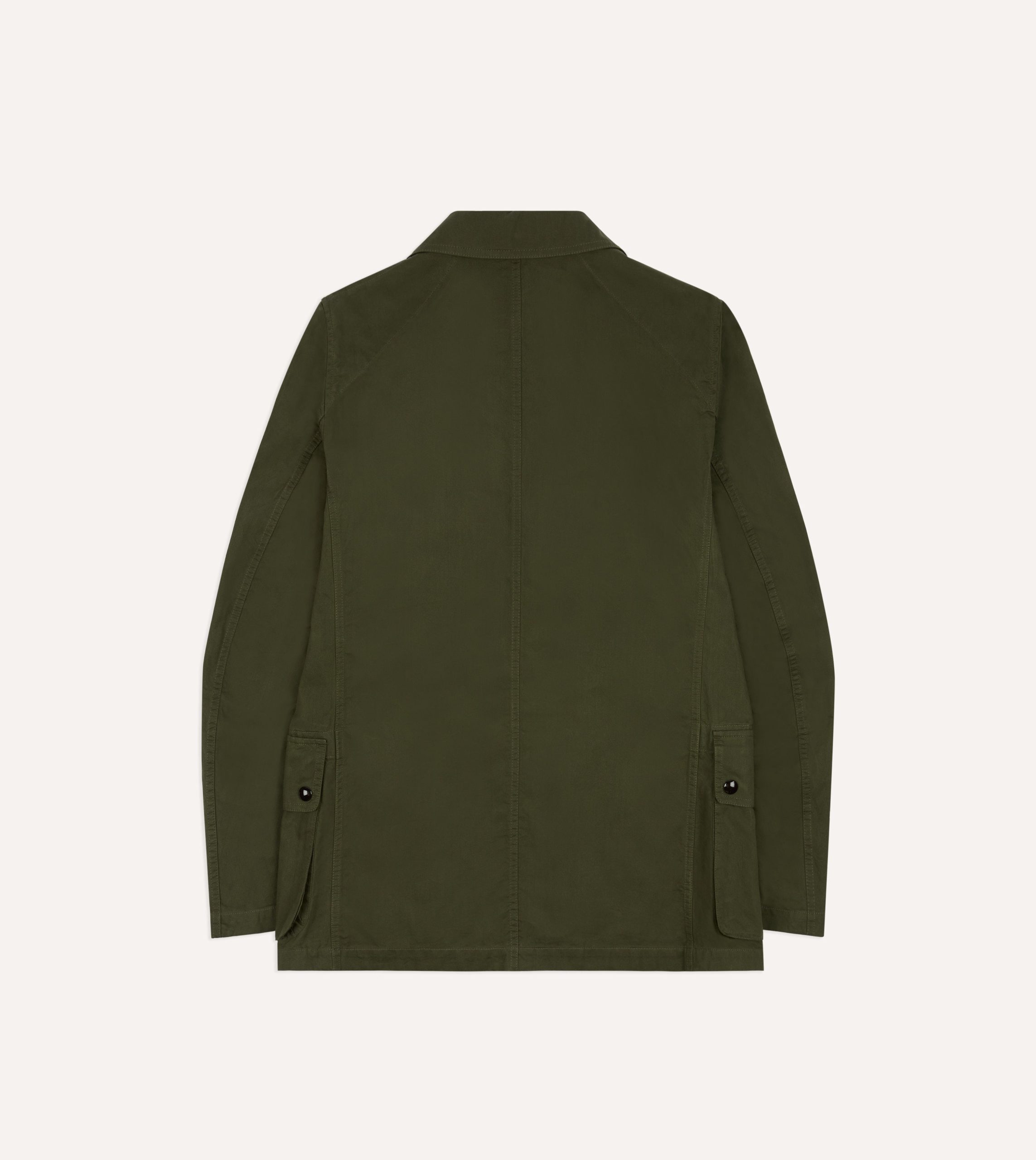 Drake's and New Balance Waxed Herringbone Cotton Games Blazer - Image 8