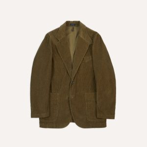 Olive Cotton Corduroy Field Games Blazer