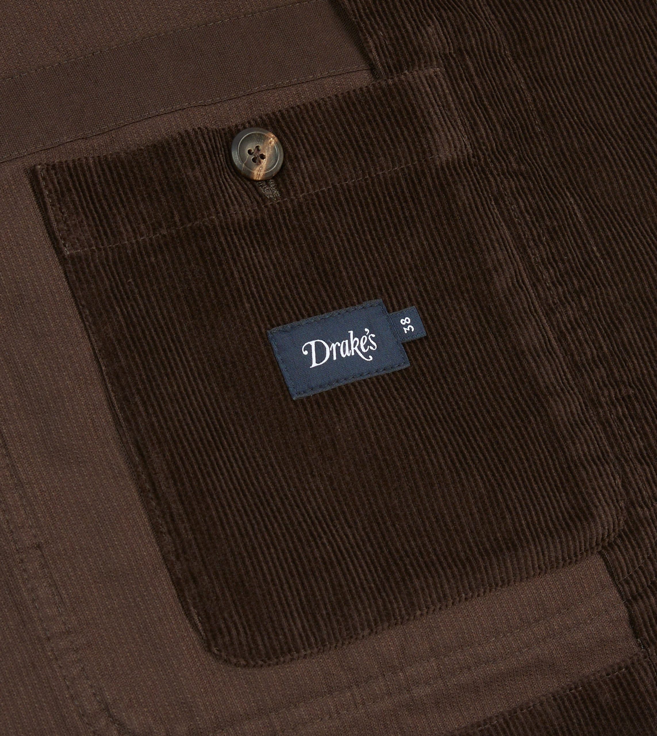 Brown Cotton Corduroy Field Games Blazer - Image 8