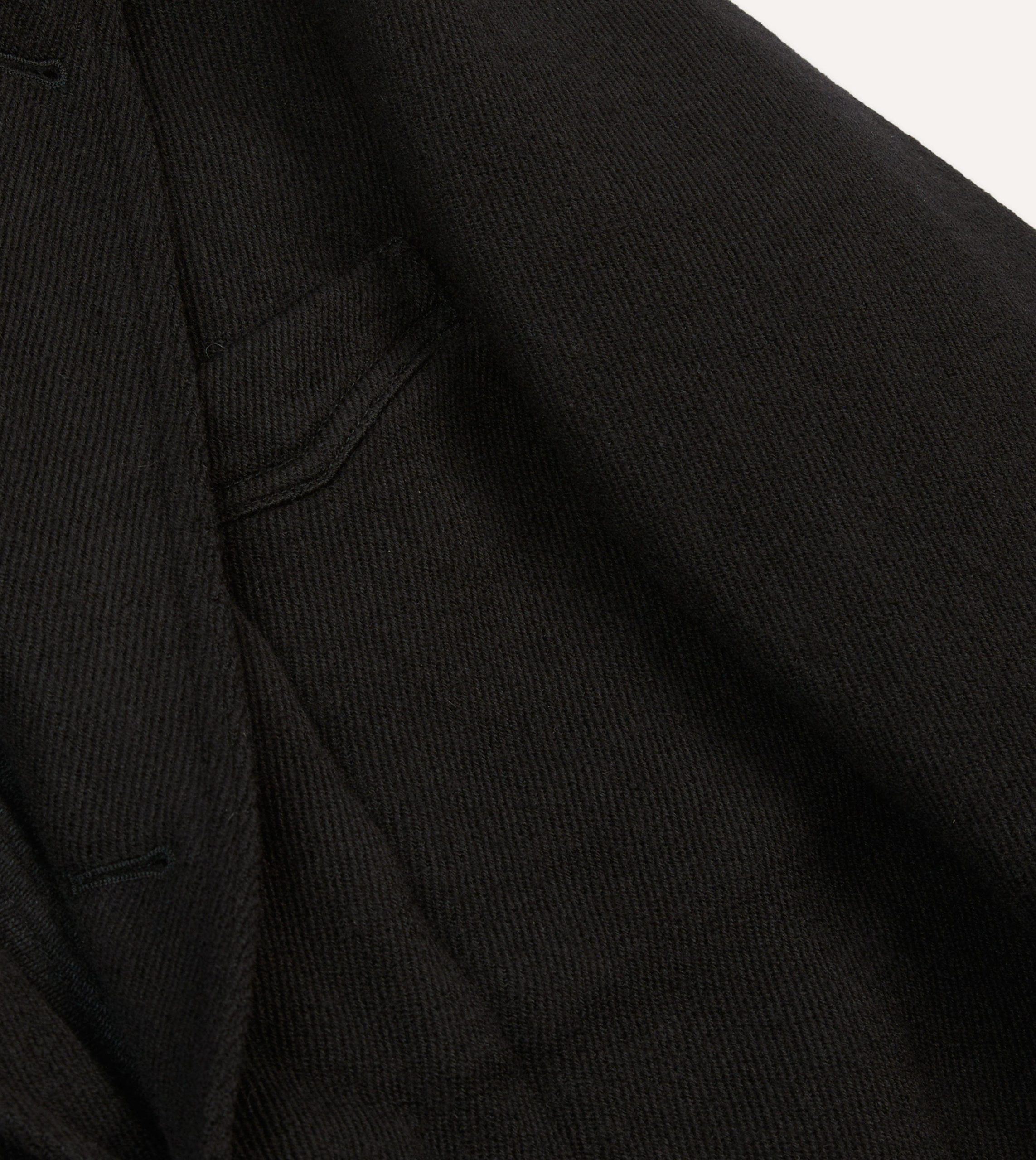 Navy Wool-Cotton Twill Field Games Blazer - Image 5