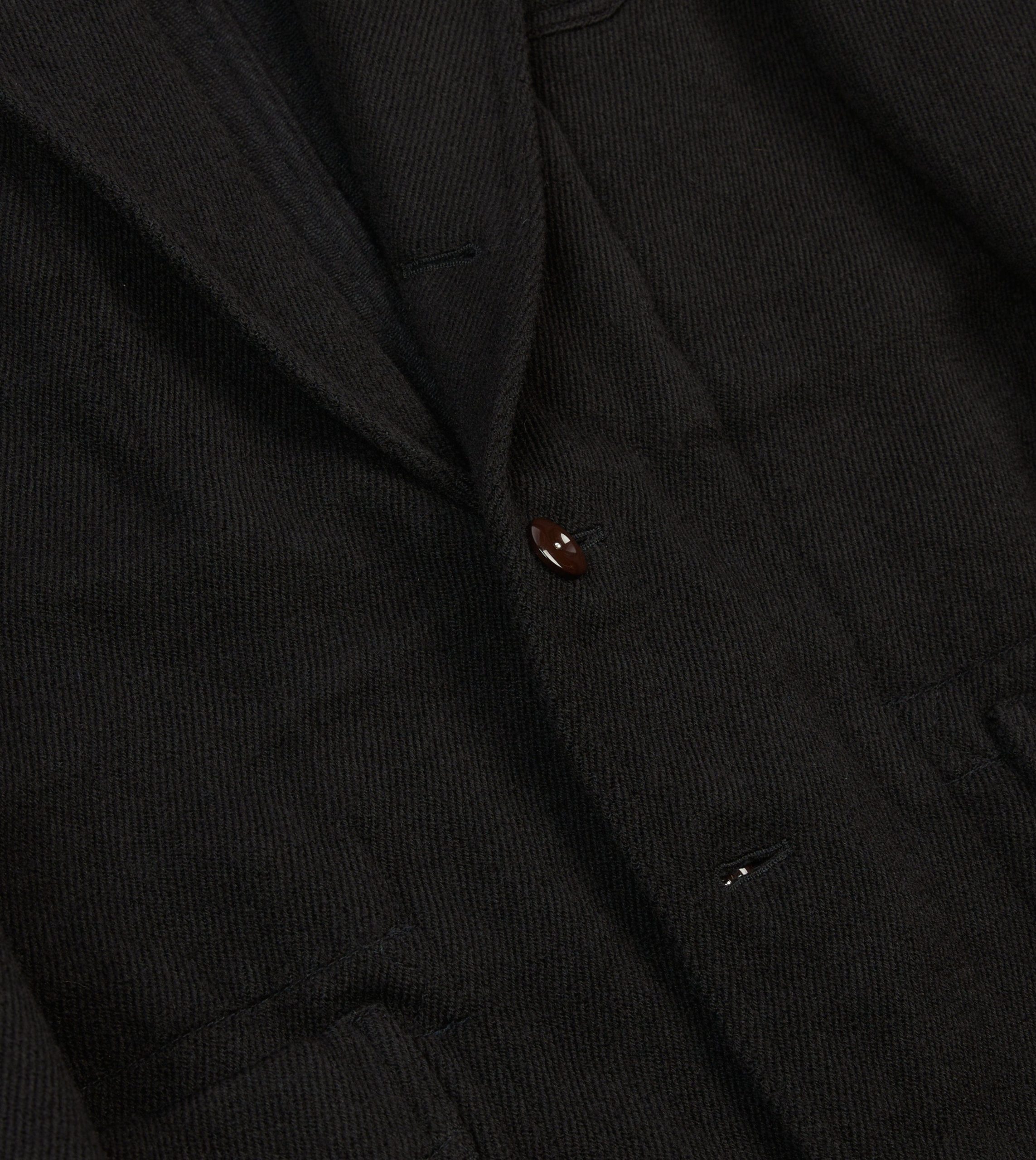 Navy Wool-Cotton Twill Field Games Blazer - Image 6