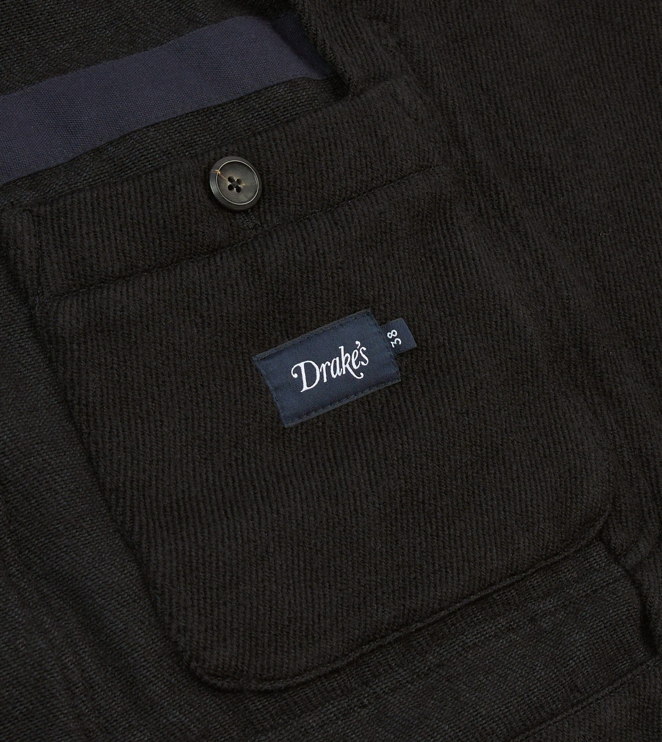 Navy Wool-Cotton Twill Field Games Blazer - Image 8