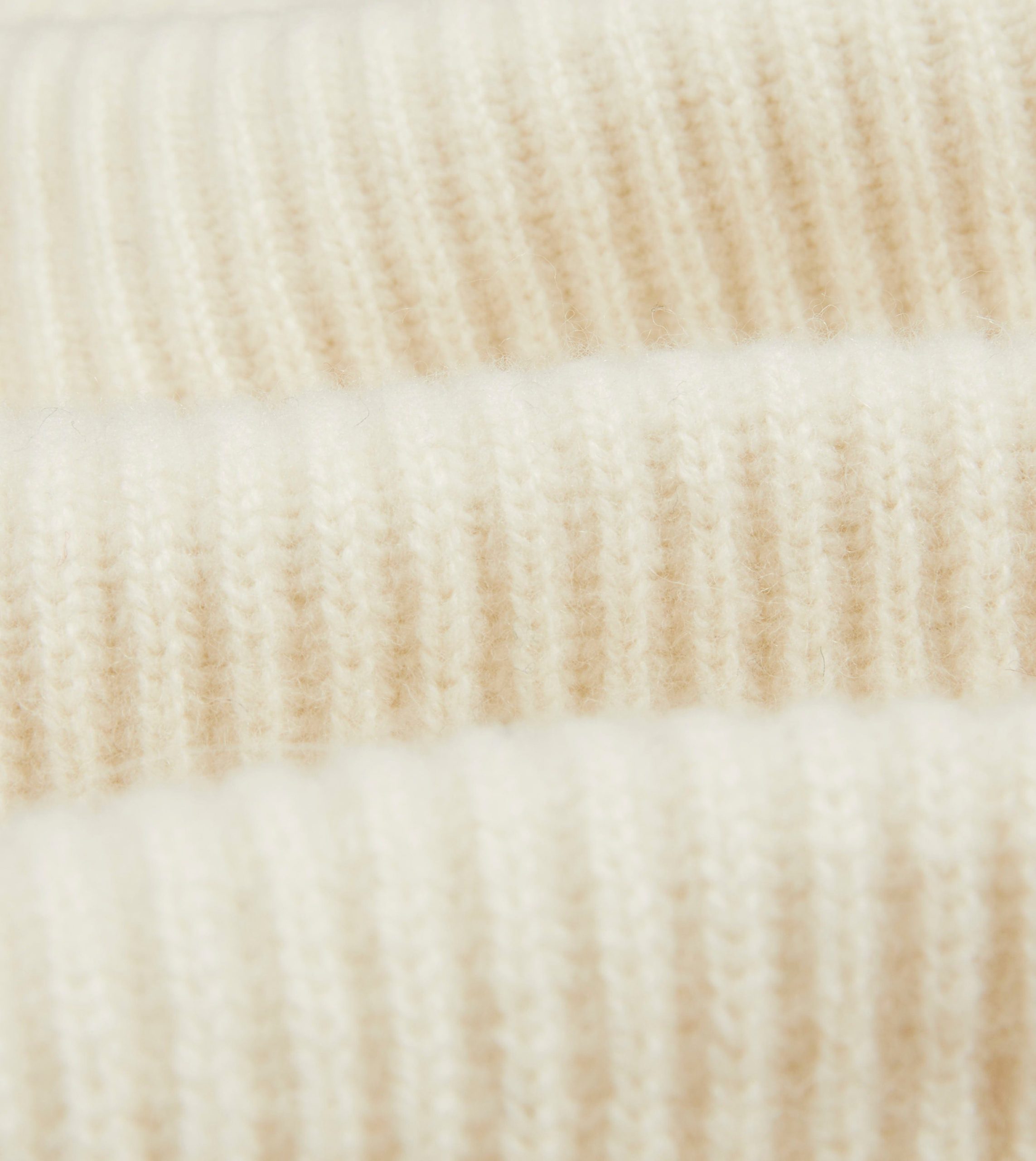 Ecru Lambswool Shawl Collar Cardigan - Image 2