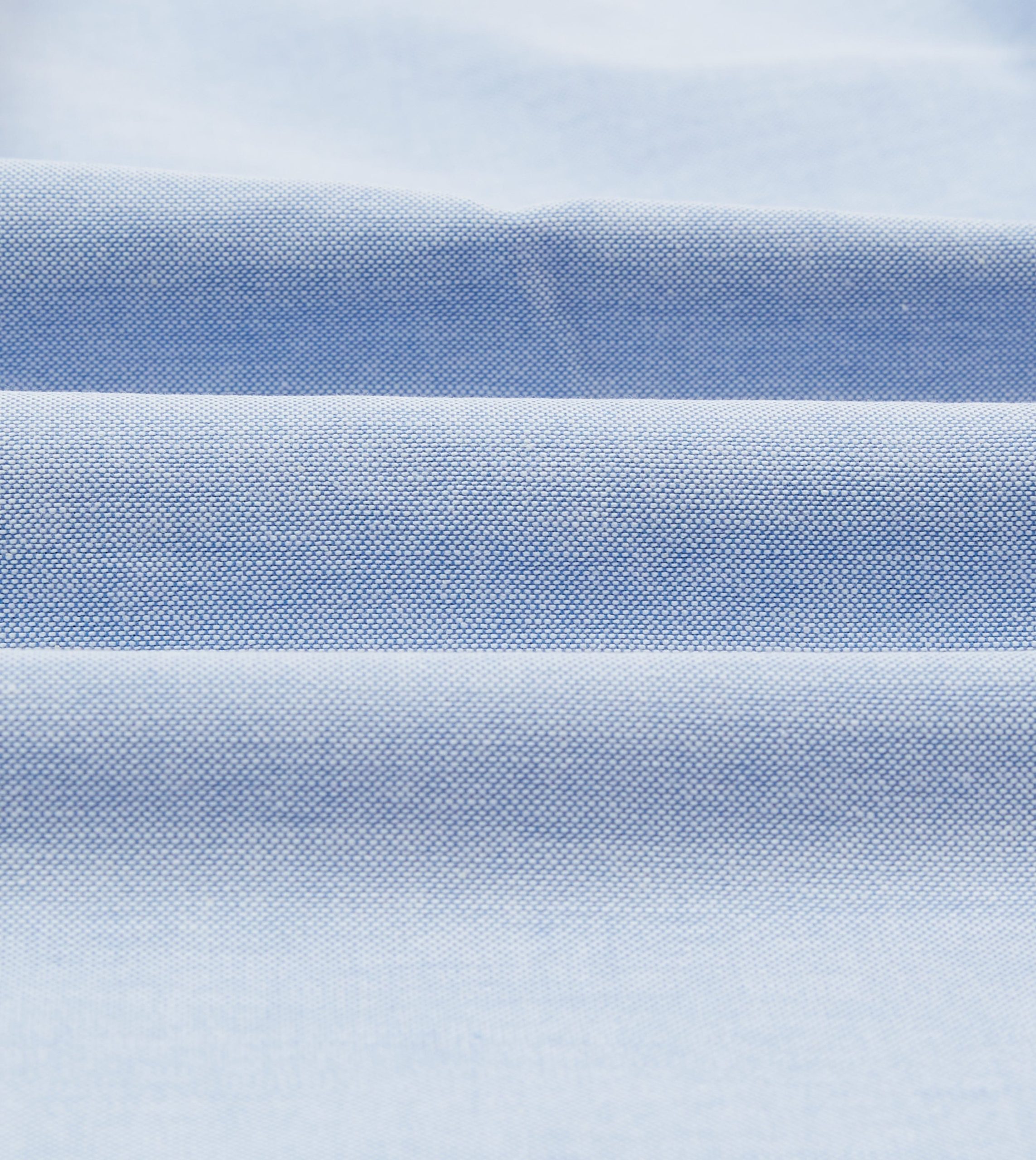 Ice Blue Cotton Oxford Cloth Button-Down Shirt - Image 2