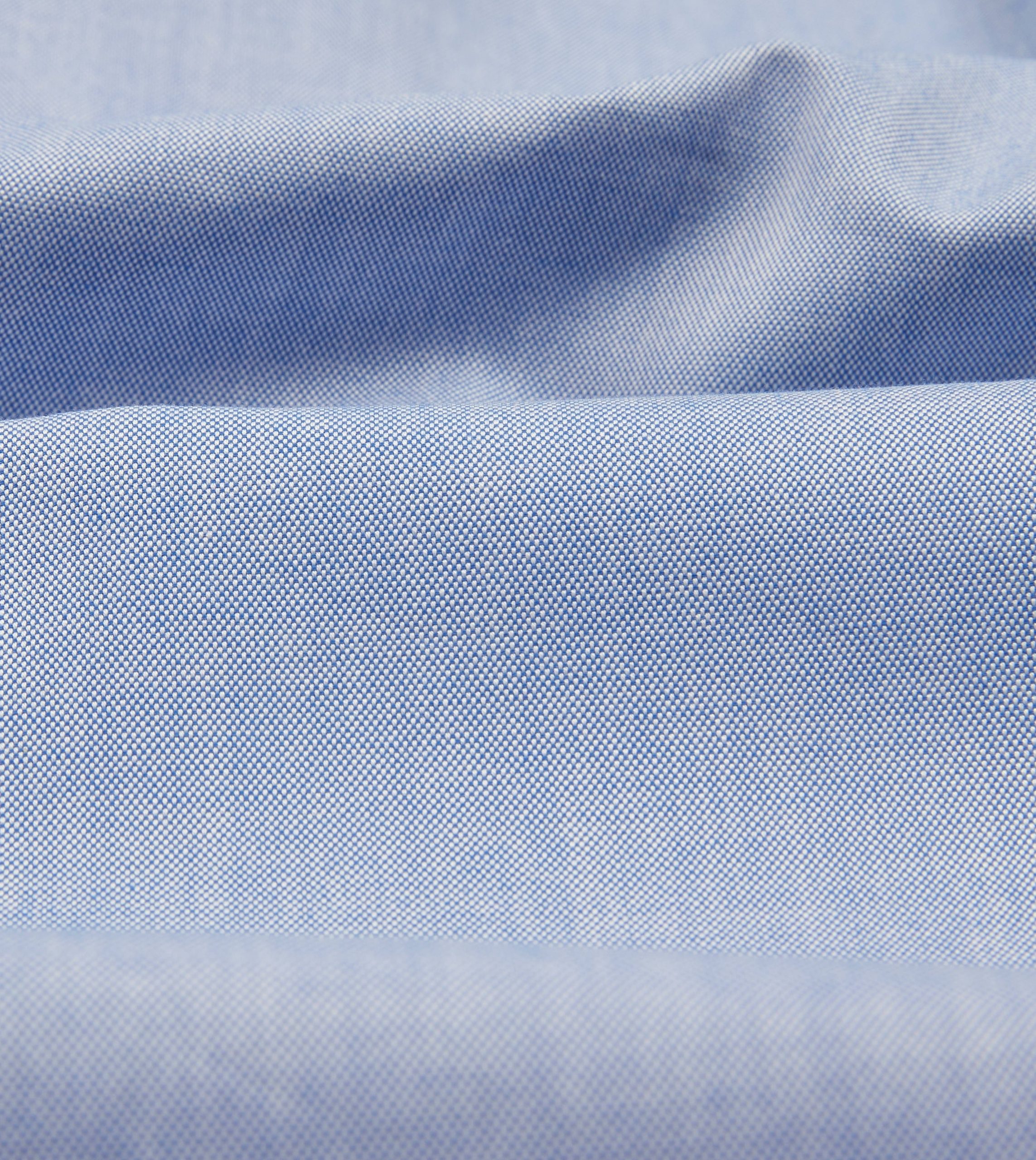 Navy Pinpoint Oxford Cotton Cloth Button-Down Shirt - Image 2