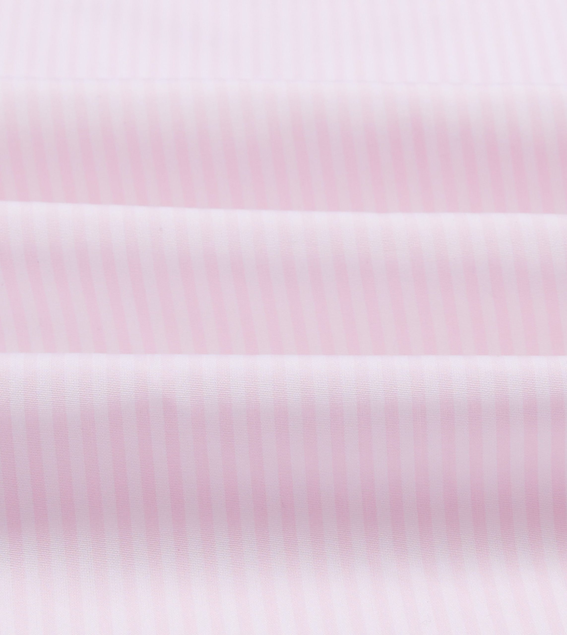 Pink Narrow Stripe Cotton Poplin Button-Down Shirt - Image 2