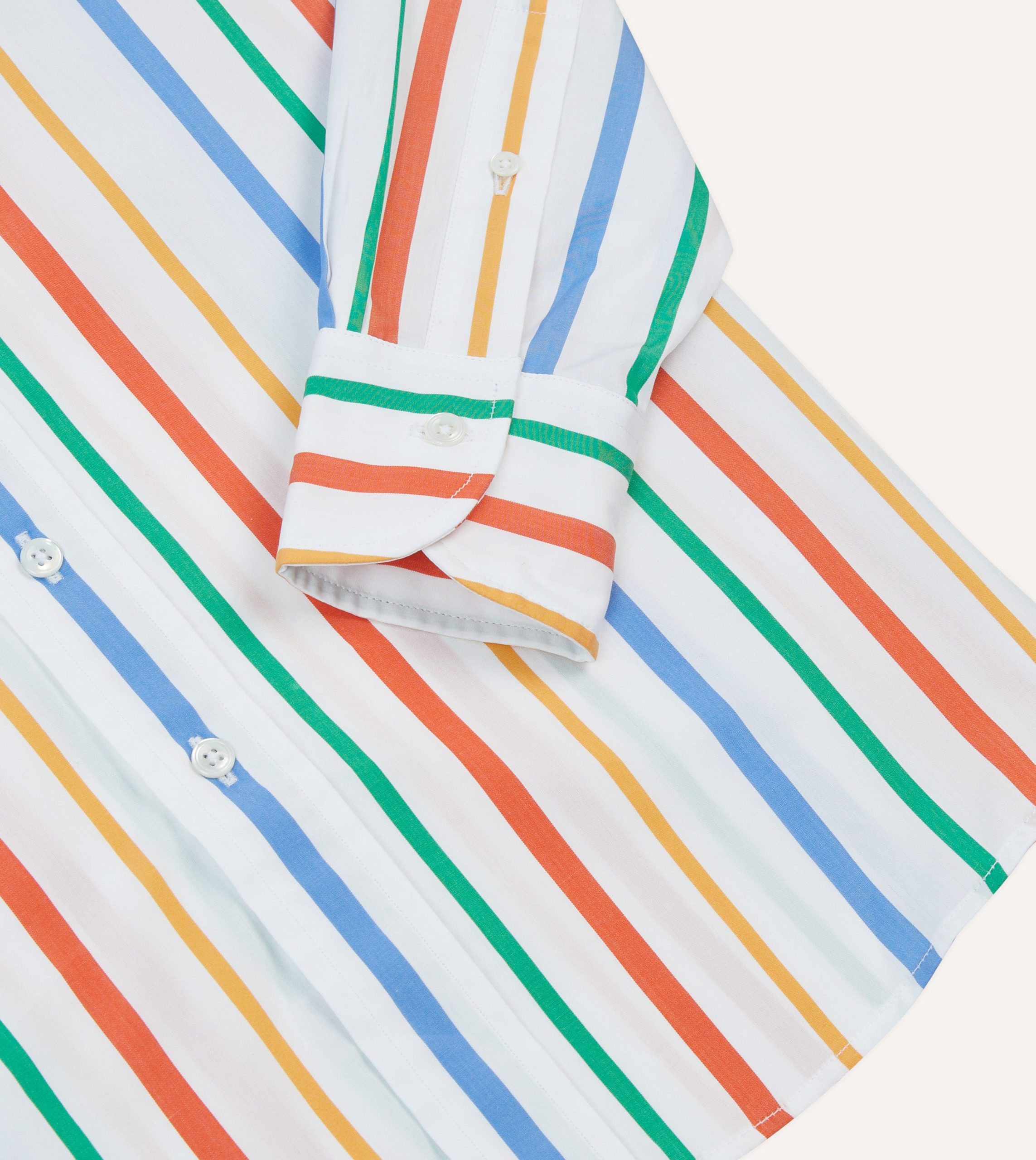 Multi Stripe Poplin Button-Down Shirt - Image 5