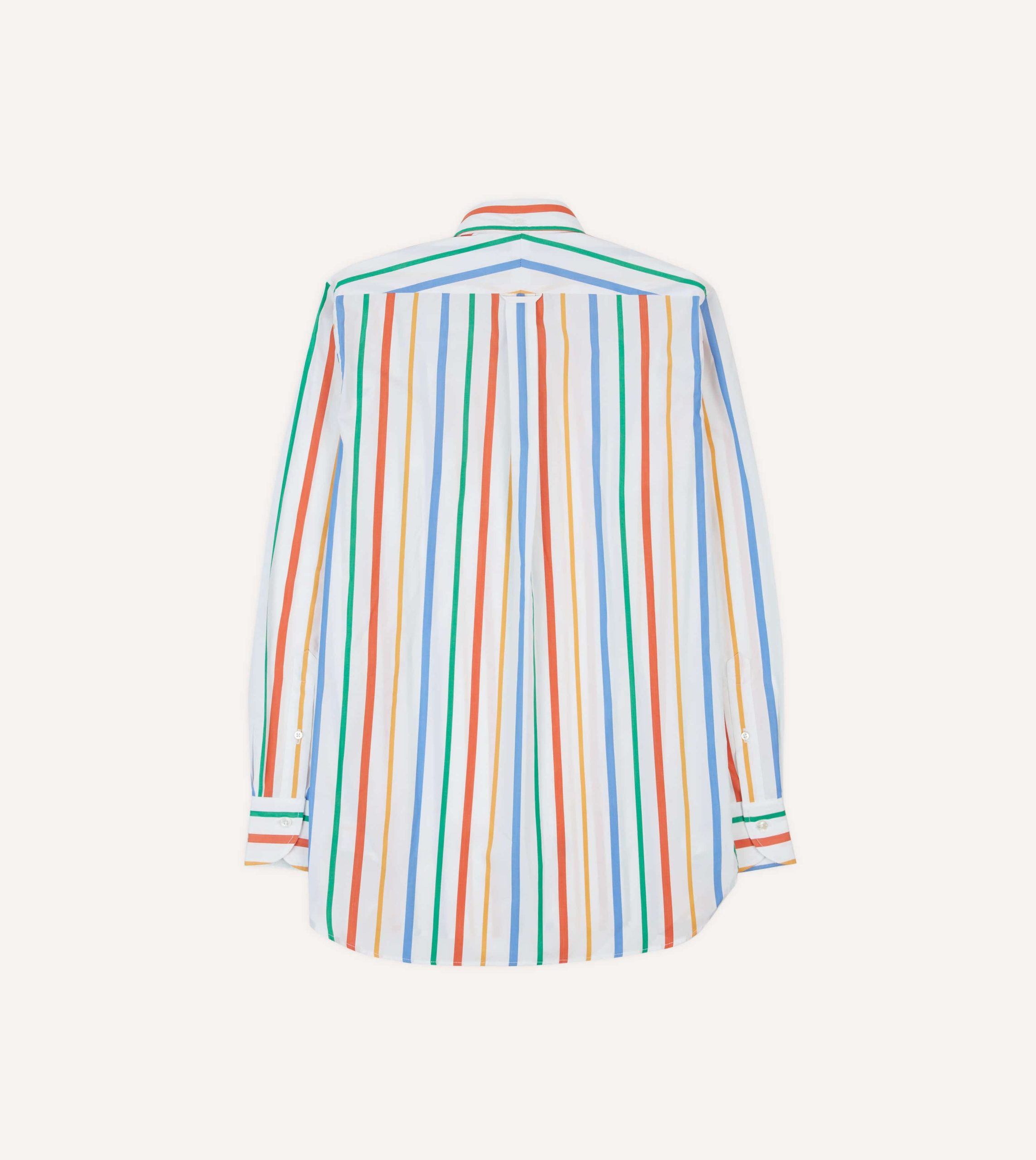 Multi Stripe Poplin Button-Down Shirt - Image 6