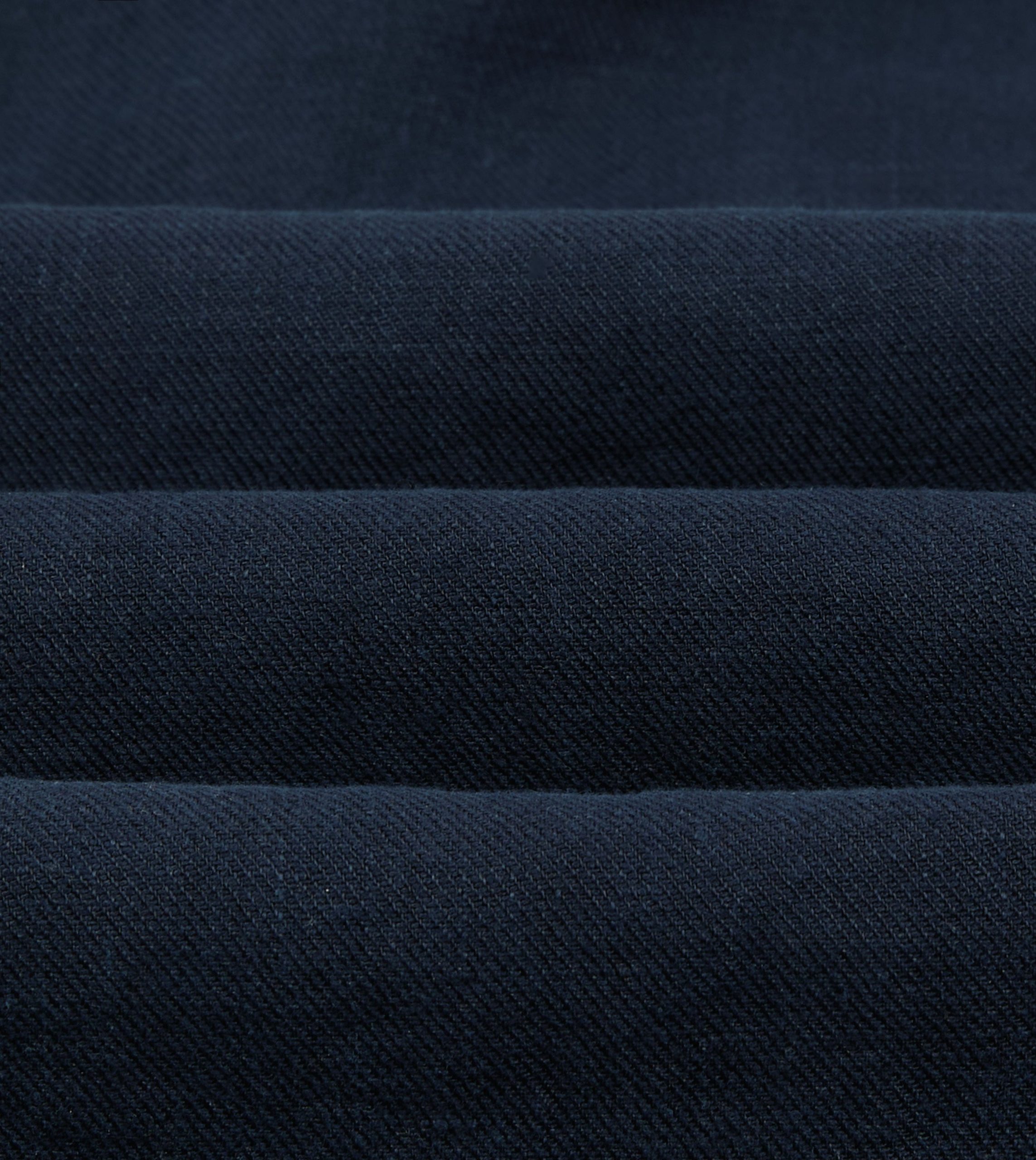 Indigo Linen Short Sleeve Safari Shirt - Image 2