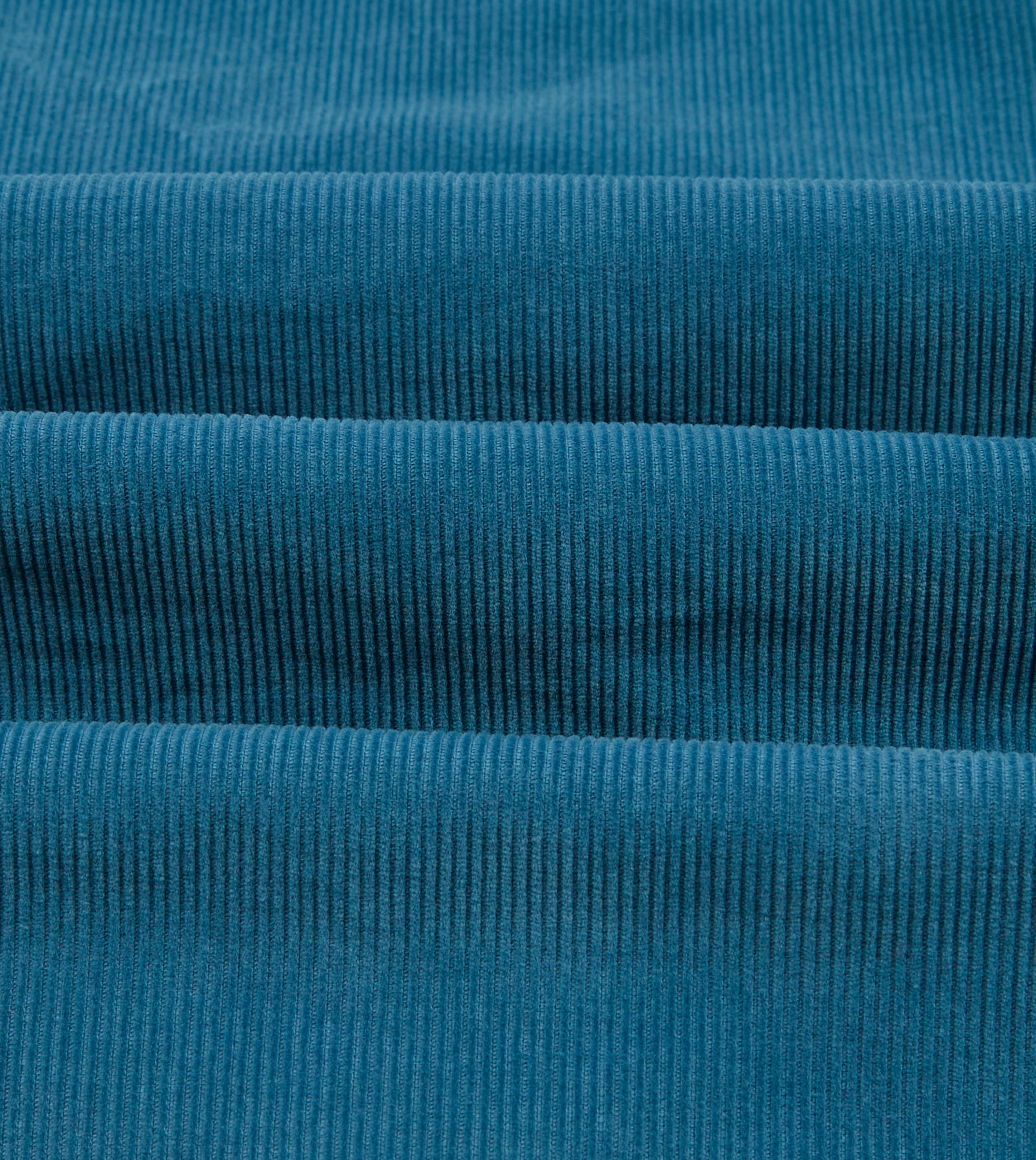 Turquoise Corduroy Two-Pocket Western Shirt - Image 2