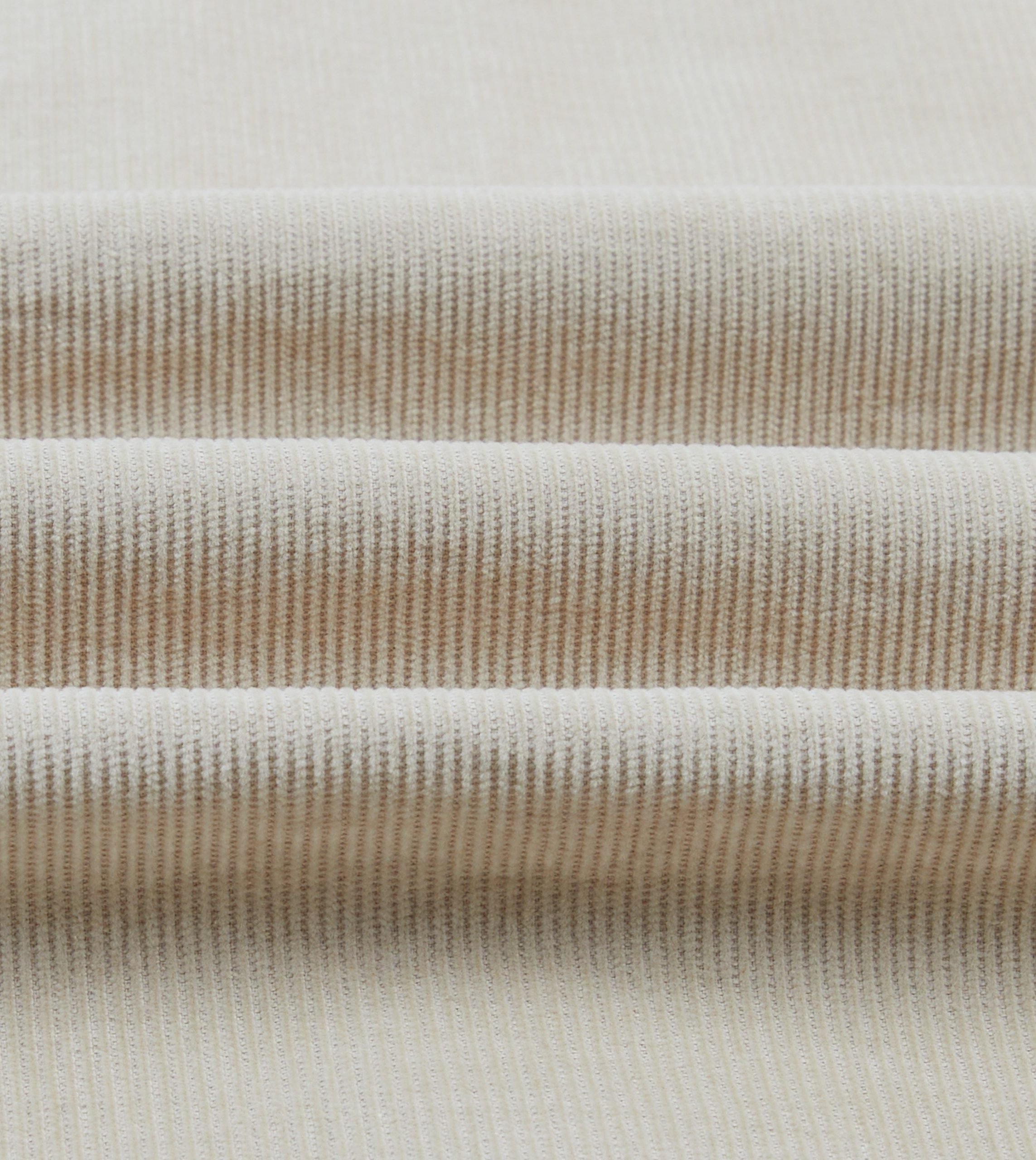 Ecru Corduroy Two-Pocket Western Shirt - Image 2