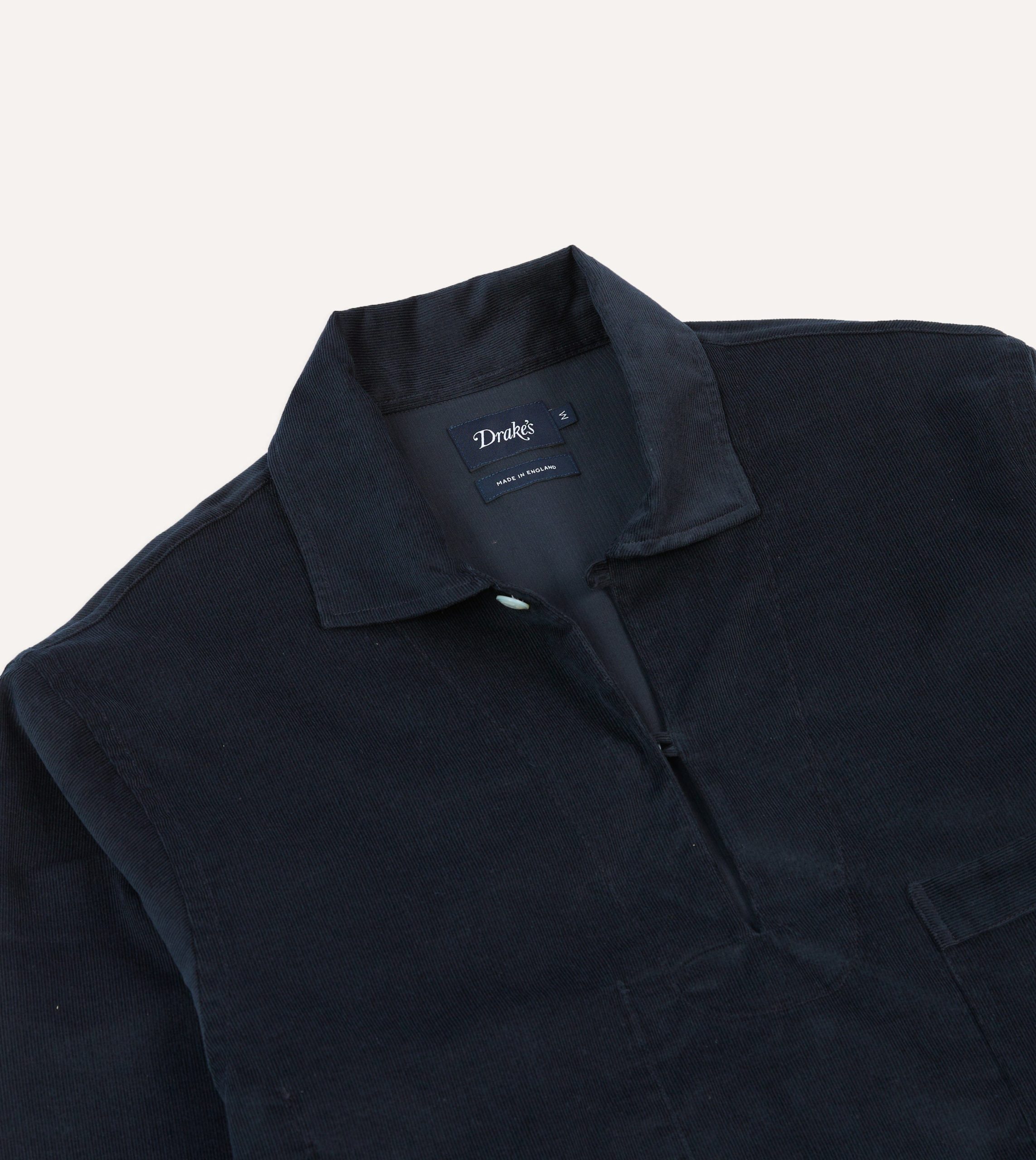 Navy Needlecord Smock - Image 3