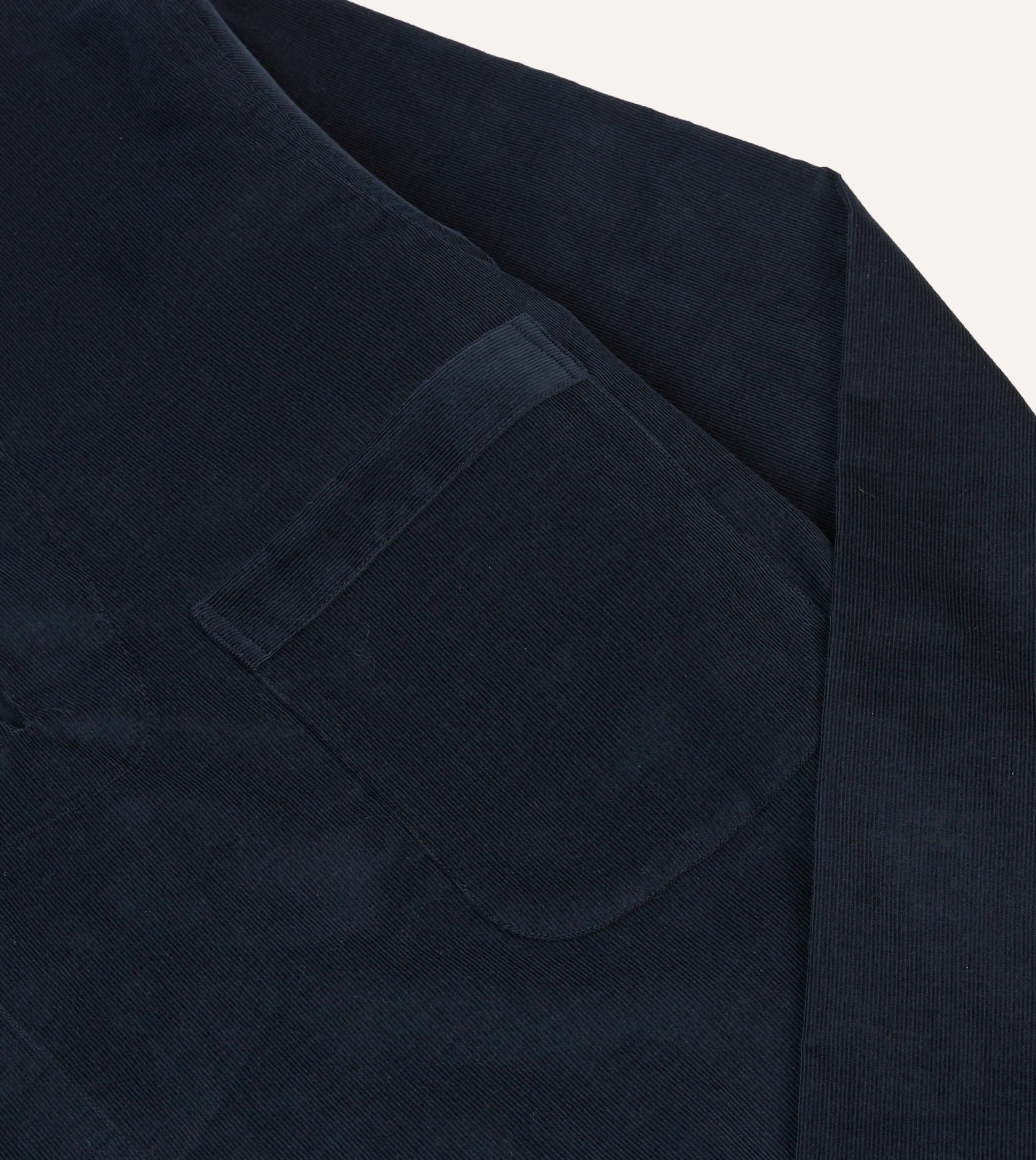 Navy Needlecord Smock - Image 4