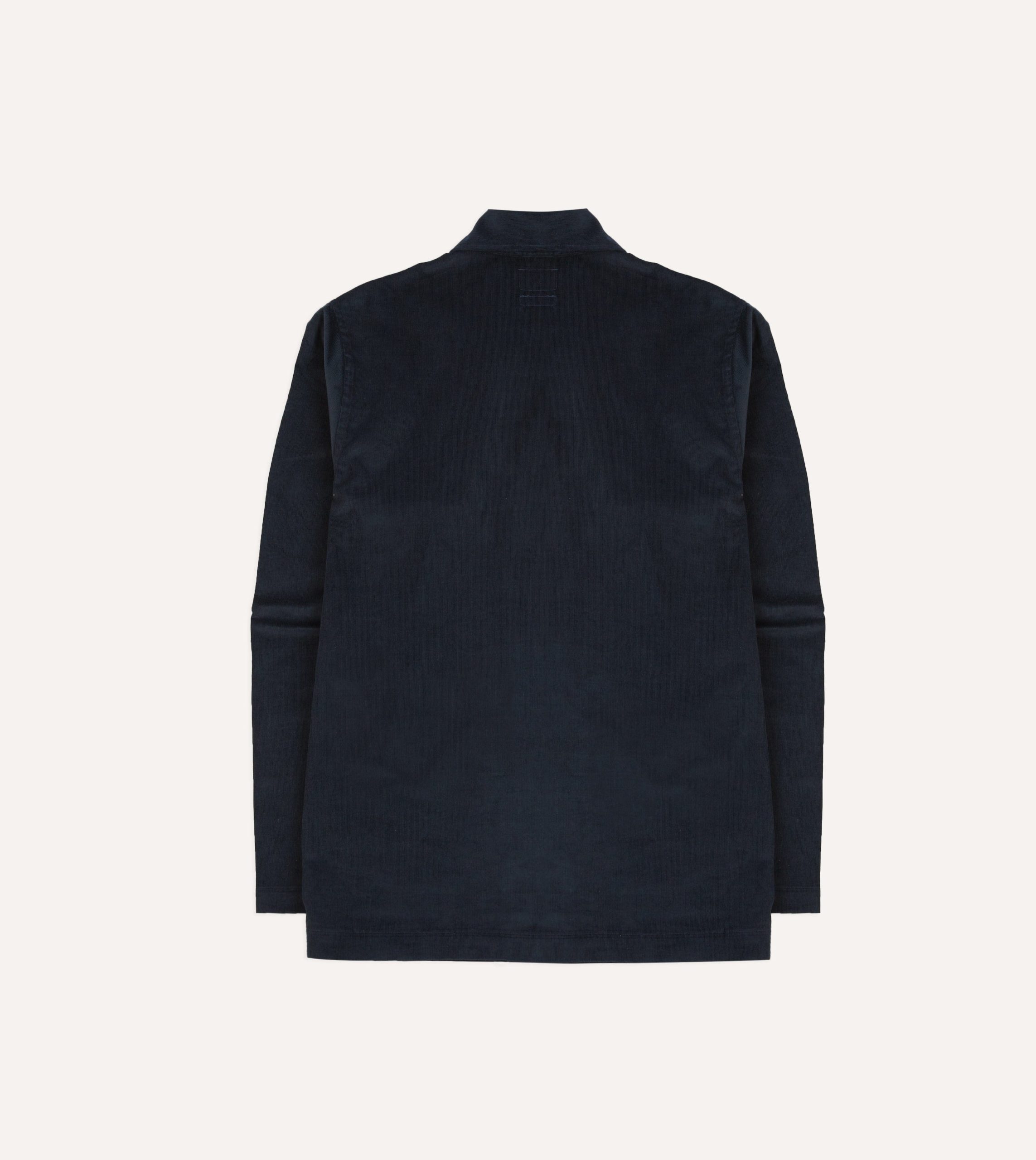 Navy Needlecord Smock - Image 6