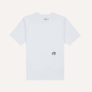 White Elephant Embroidered Crew Neck Hiking T-Shirt