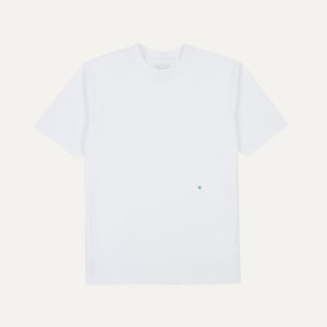 White Horseshoe Embroidered Crew Neck Hiking T-Shirt