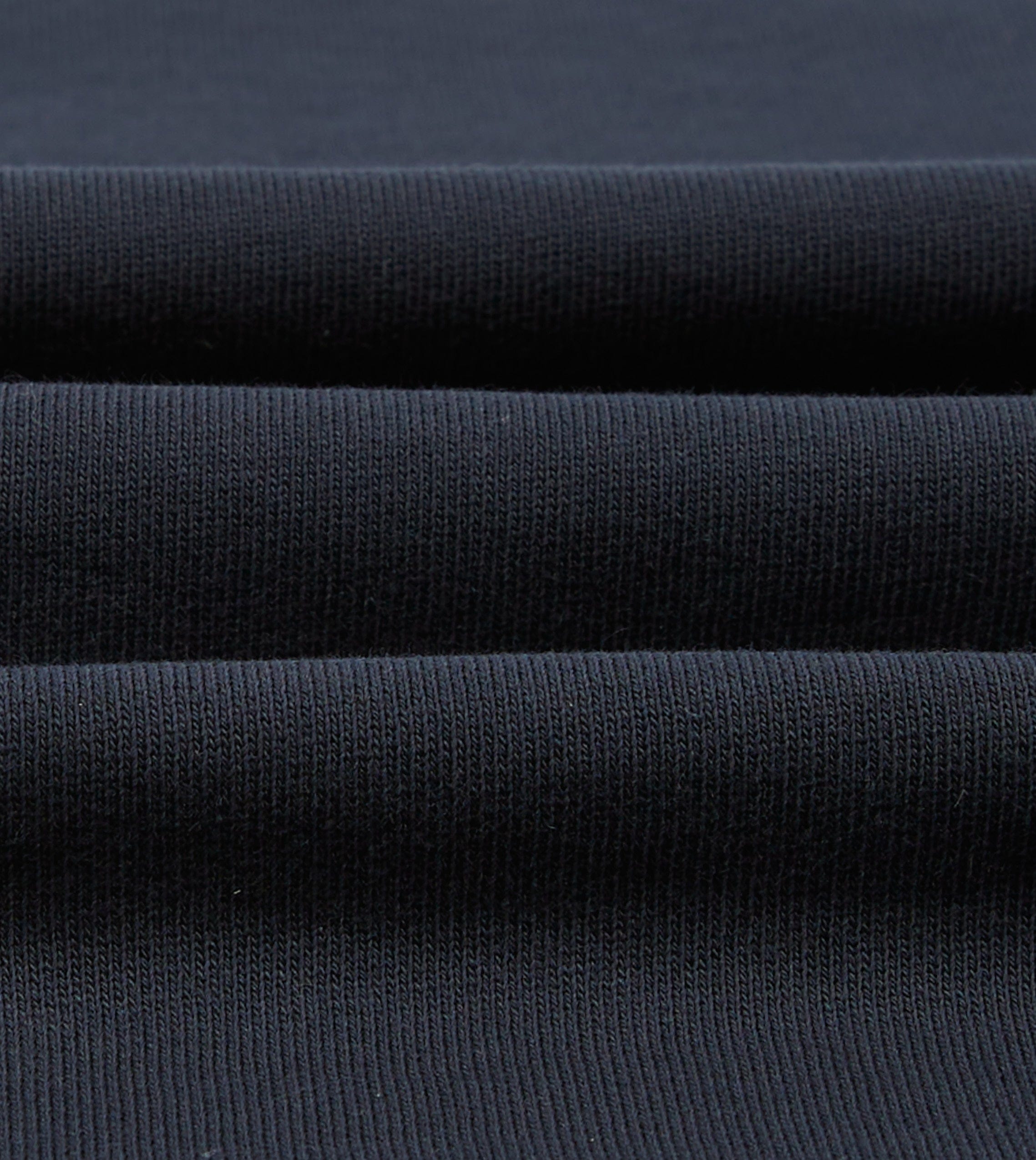 Navy Heavy Cotton Crew Neck Hiking T-Shirt - Image 2