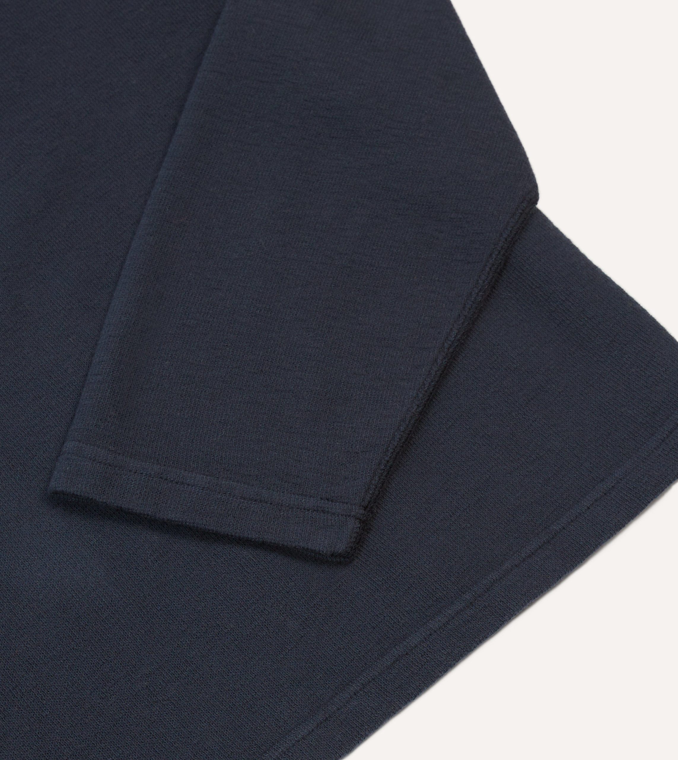 Navy Panelled Cotton Training T-Shirt - Image 4