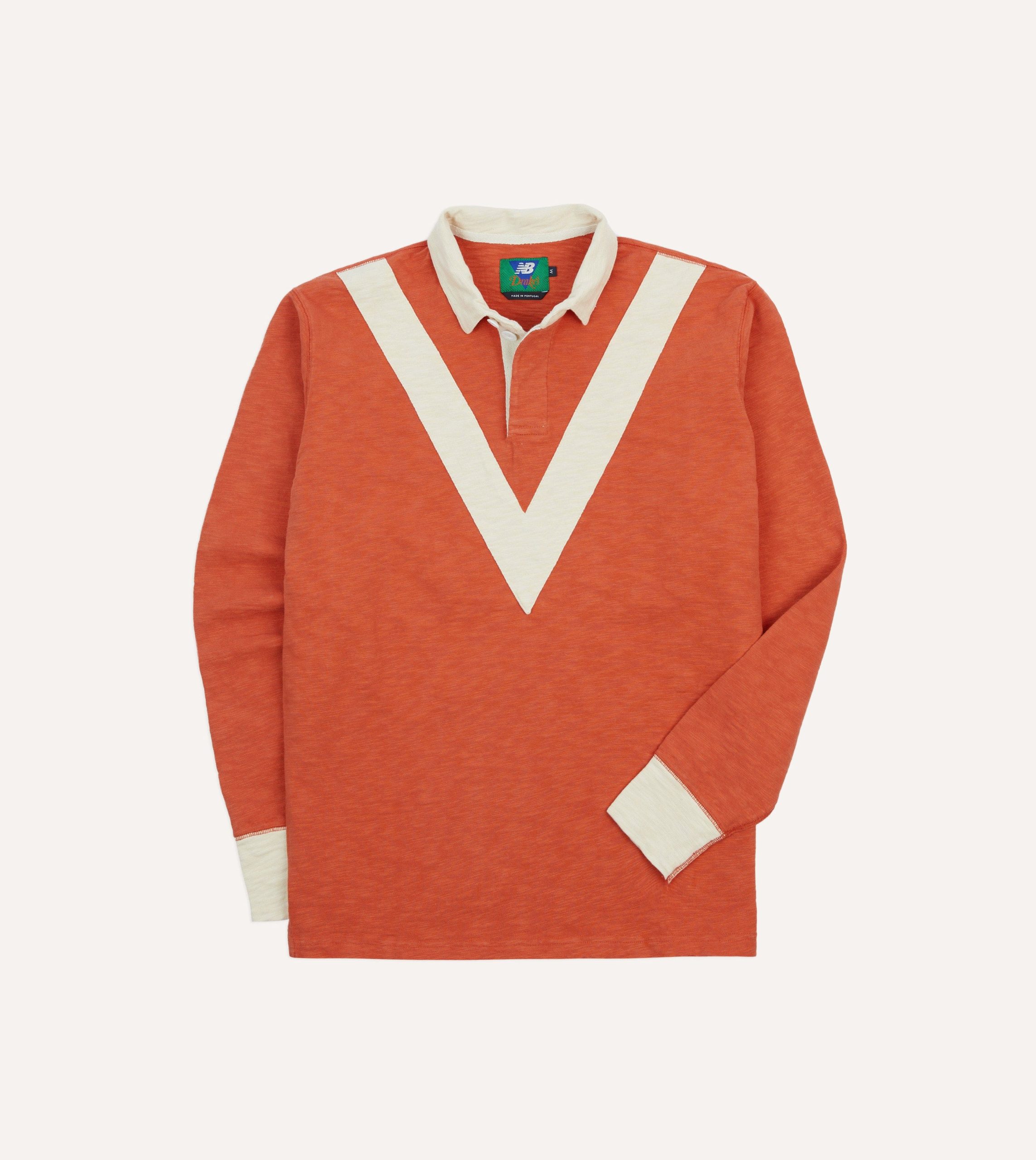 Drake's and New Balance '77 Flamé Rugby Shirt