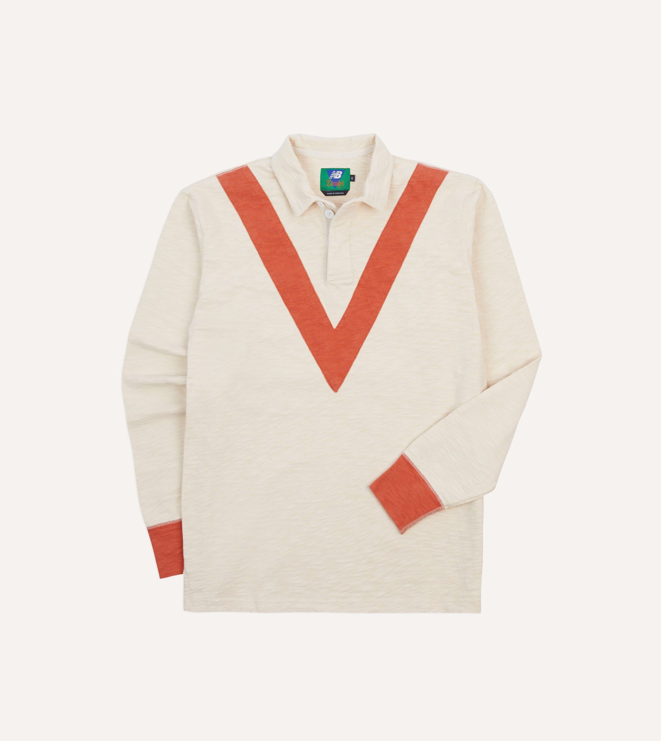 Drake's and New Balance '82 Flamé Rugby Shirt