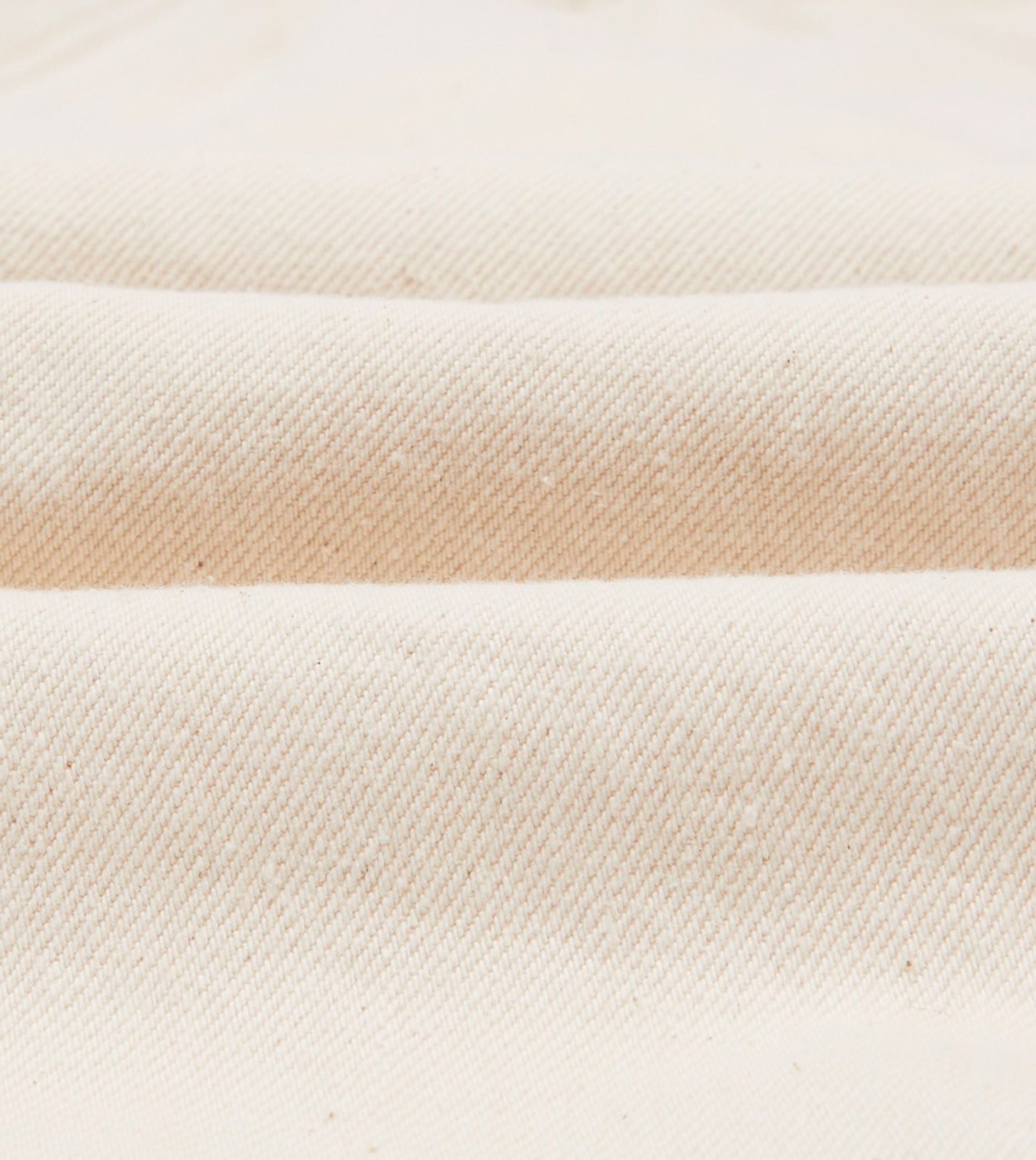 Ecru 13.2oz Denim Five-Pocket Jeans - Image 2