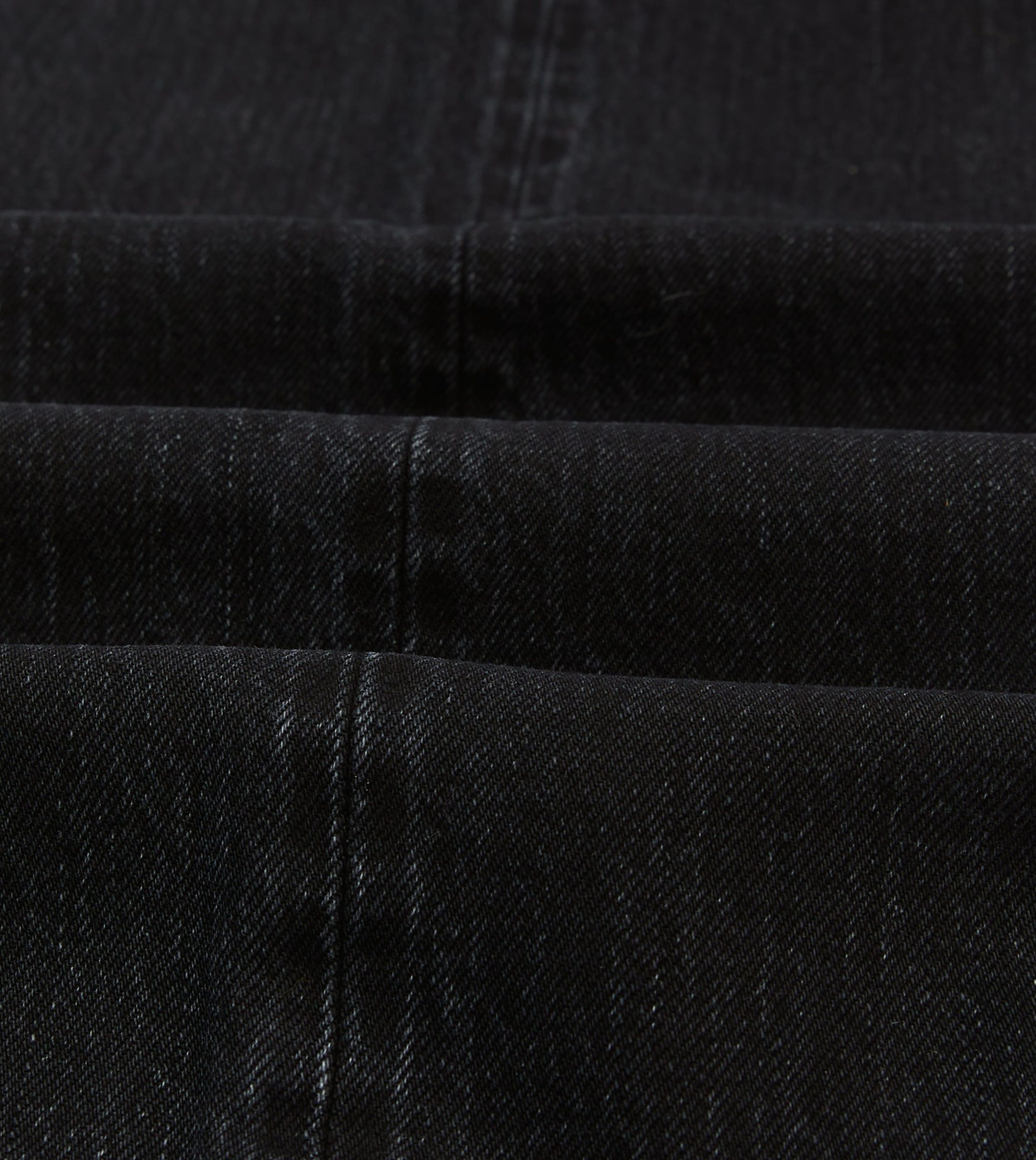 Drake's by A. Levine Black Stone Wash 12.3oz Selvedge Denim Five-Pocket Jeans - Image 2