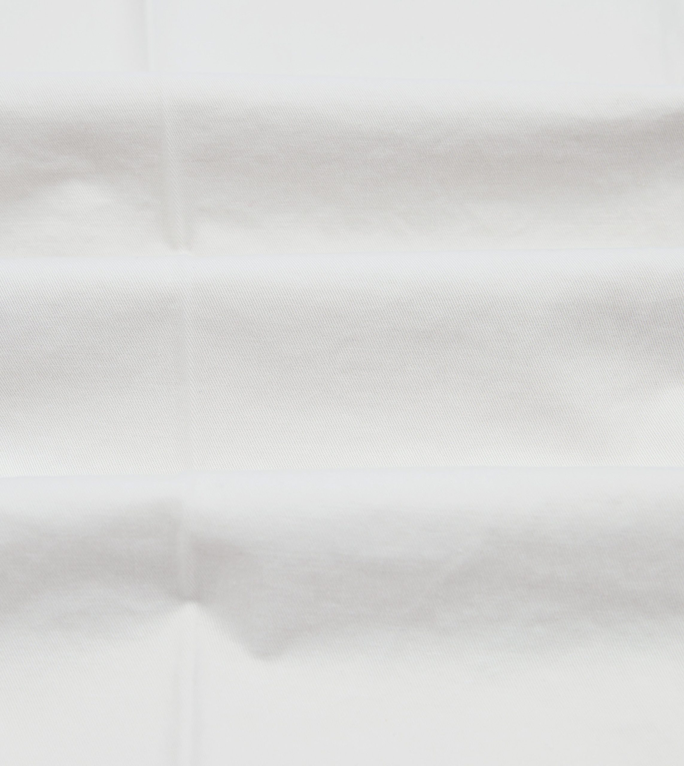 Ecru Cotton Flat Front Chino - Image 2