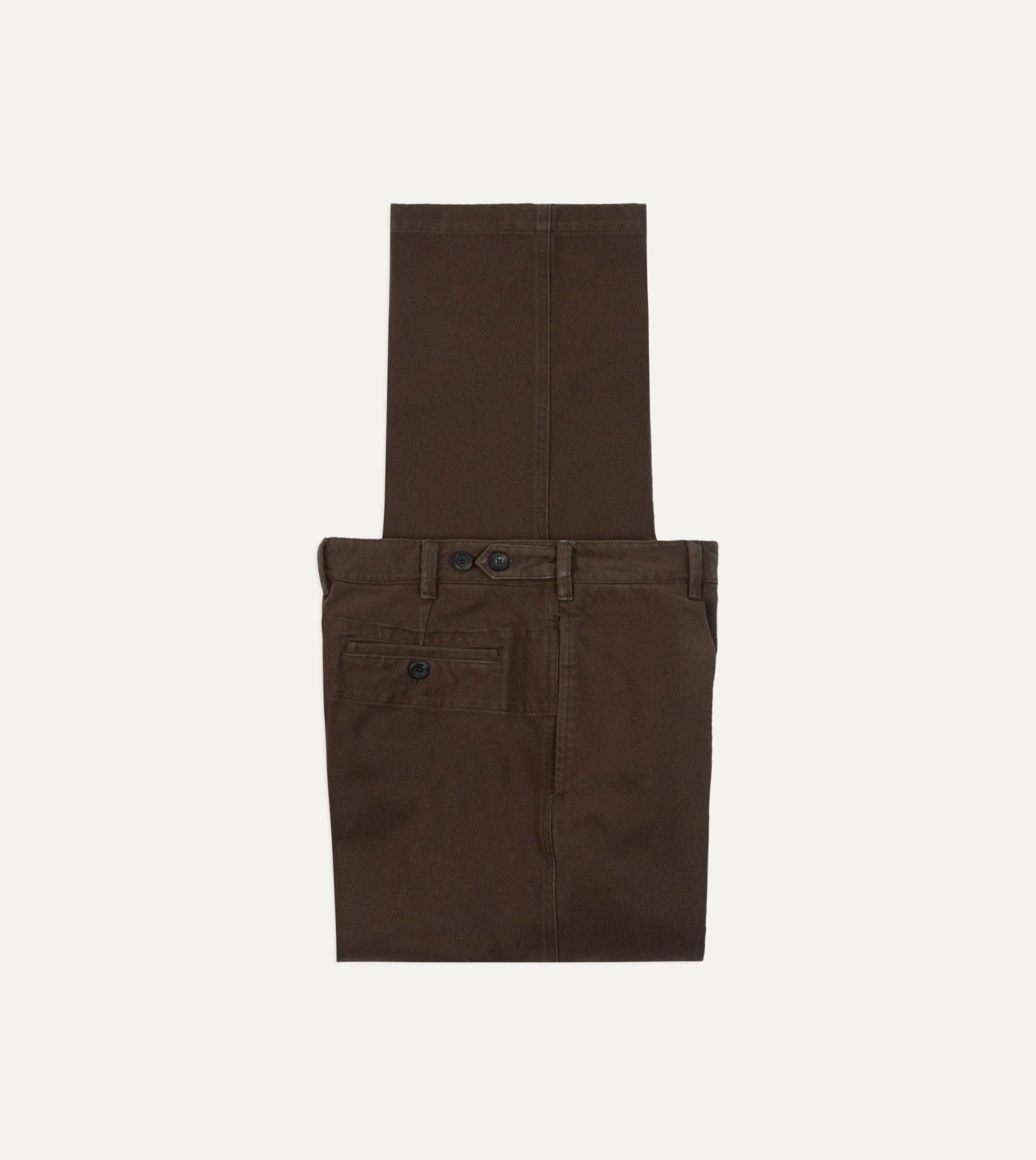 Cocoa Heavy Cotton Twill Games Trousers