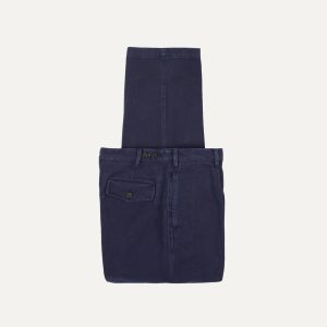 Indigo Heavy Cotton Twill Games Trousers