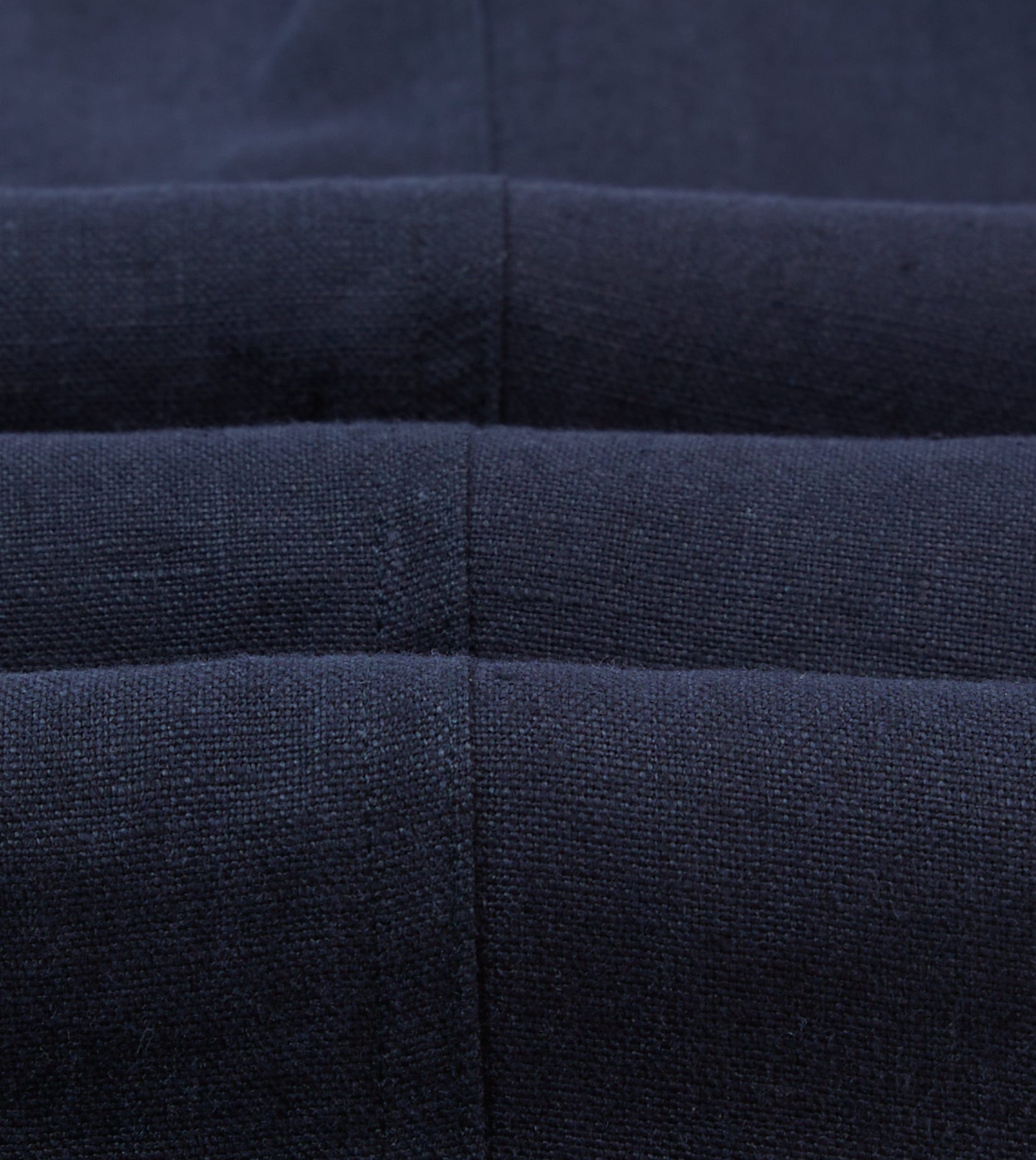 Navy Antique Linen Games Trousers - Image 2