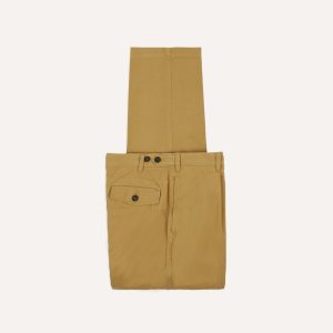 Sand Vintage Wash Cotton Games Trousers