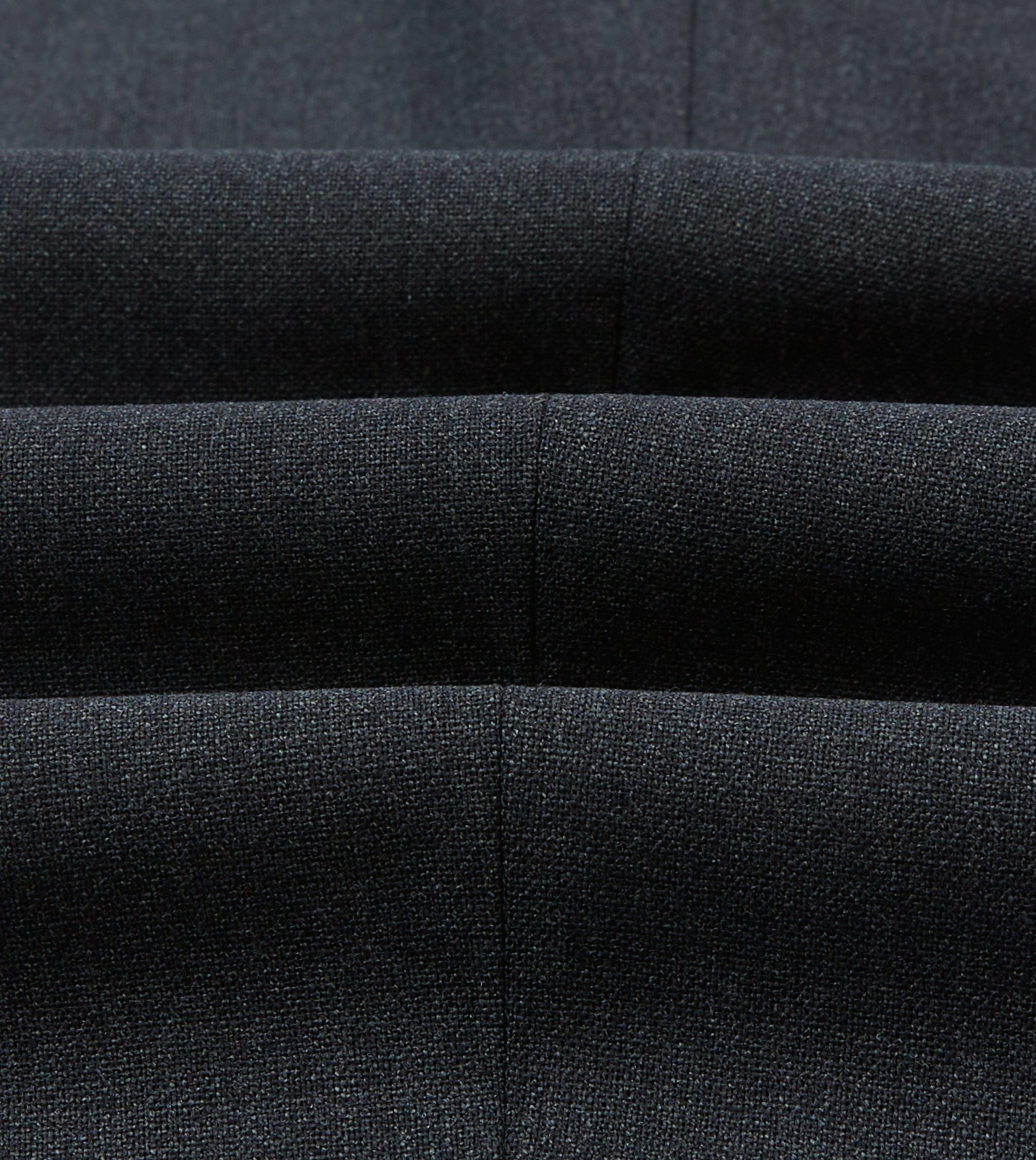 Charcoal Tropical Wool Single Pleat Trouser - Image 2