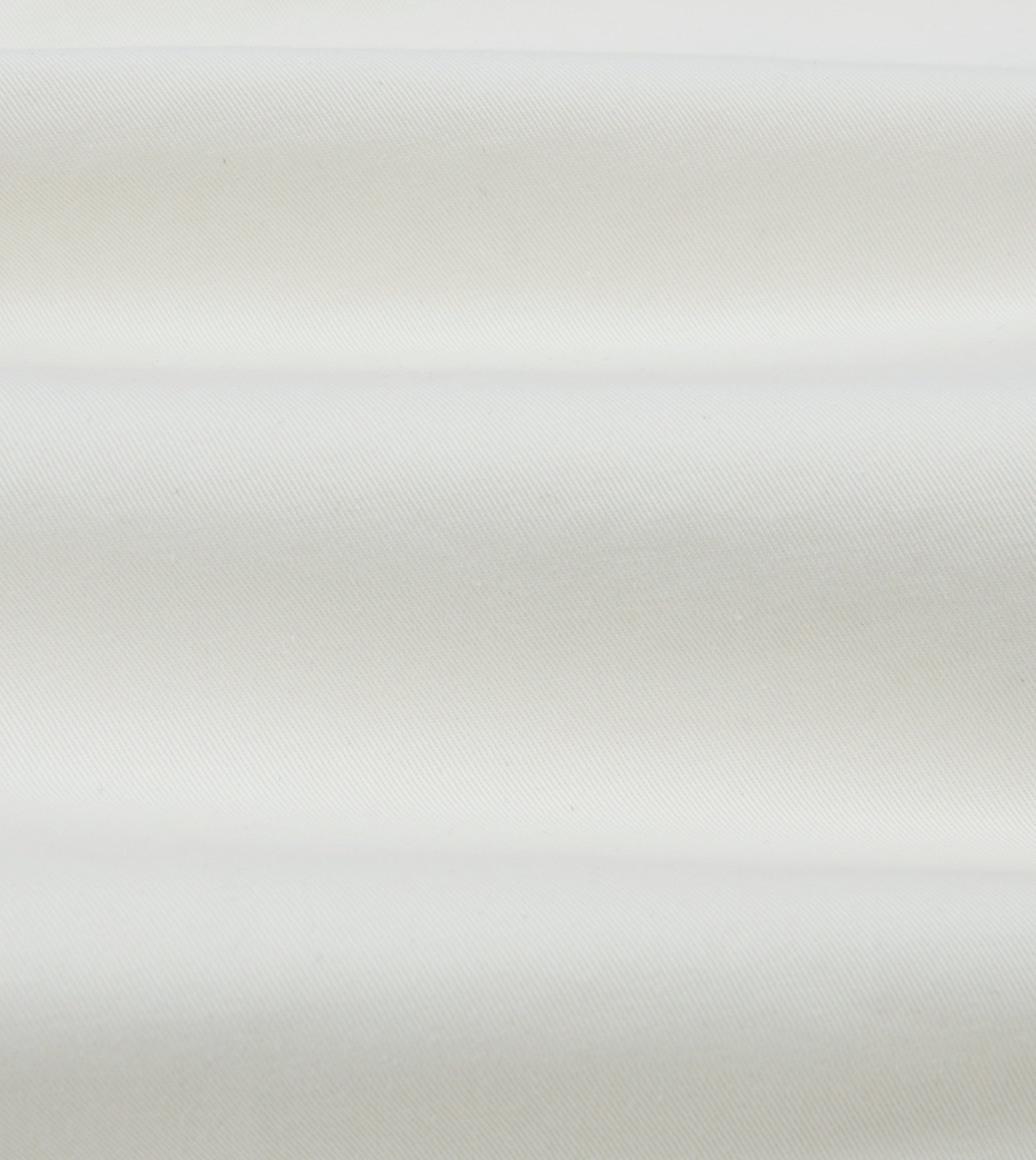 Washed Ecru Cotton Twill Single-Pleat Shorts - Image 2