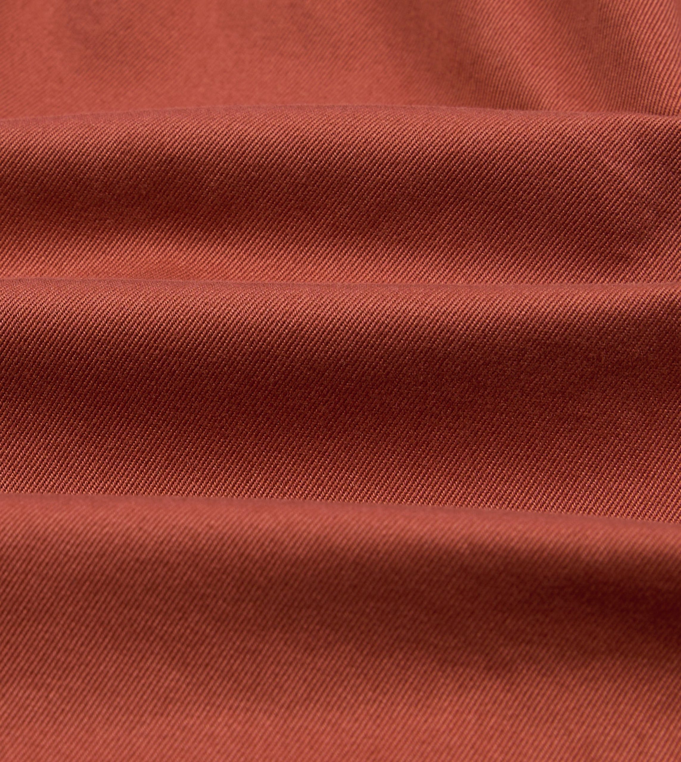 Washed Red Drawstring Shorts - Image 2