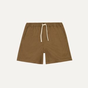 Michael McGregor for Drake's Fawn Drawstring Shorts