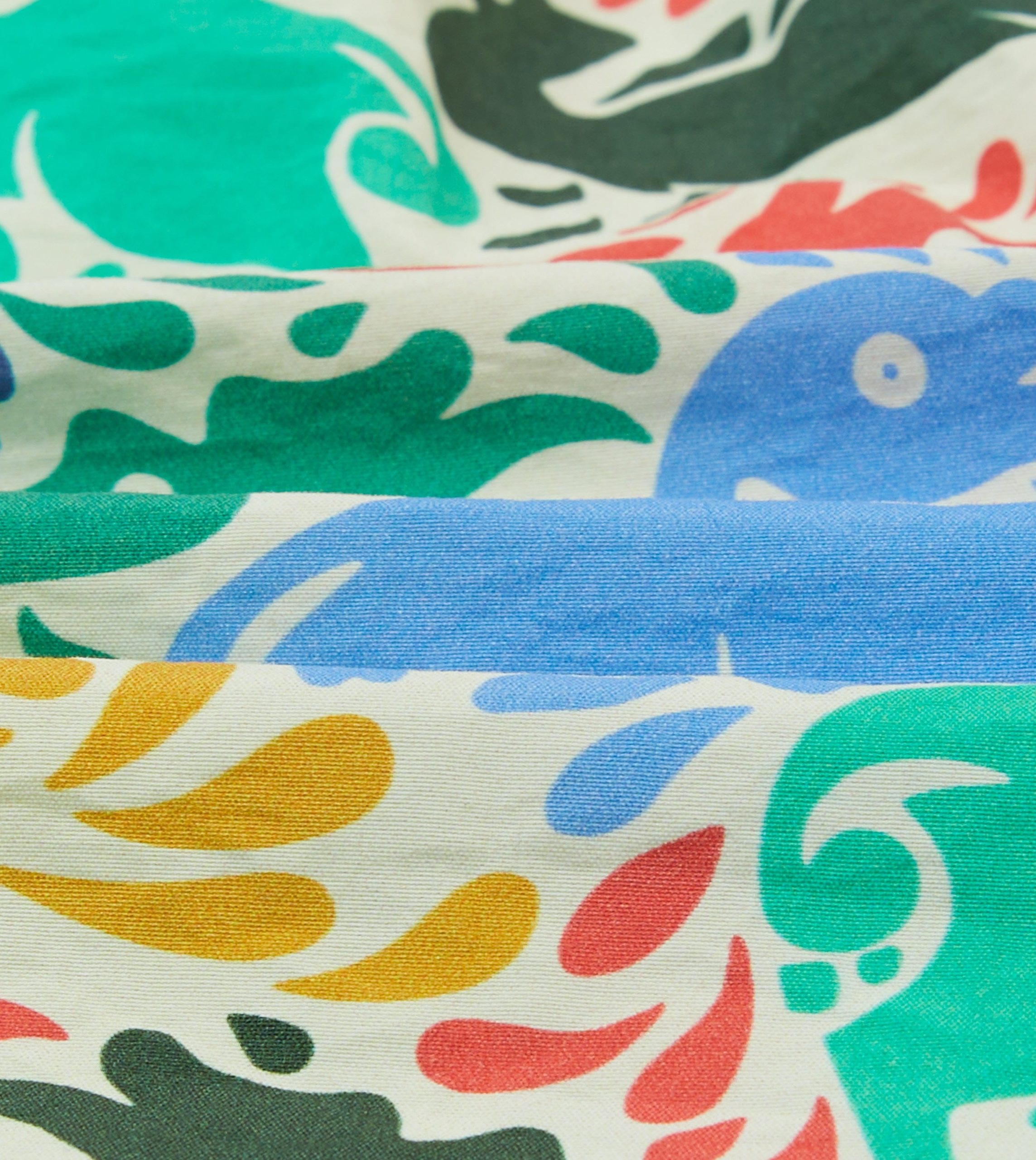 Ducks Print Nylon Drawstring Swim Shorts - Image 2