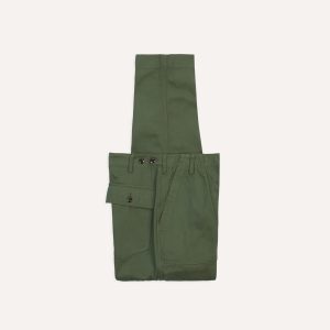 Olive Cotton Fatigue Trouser
