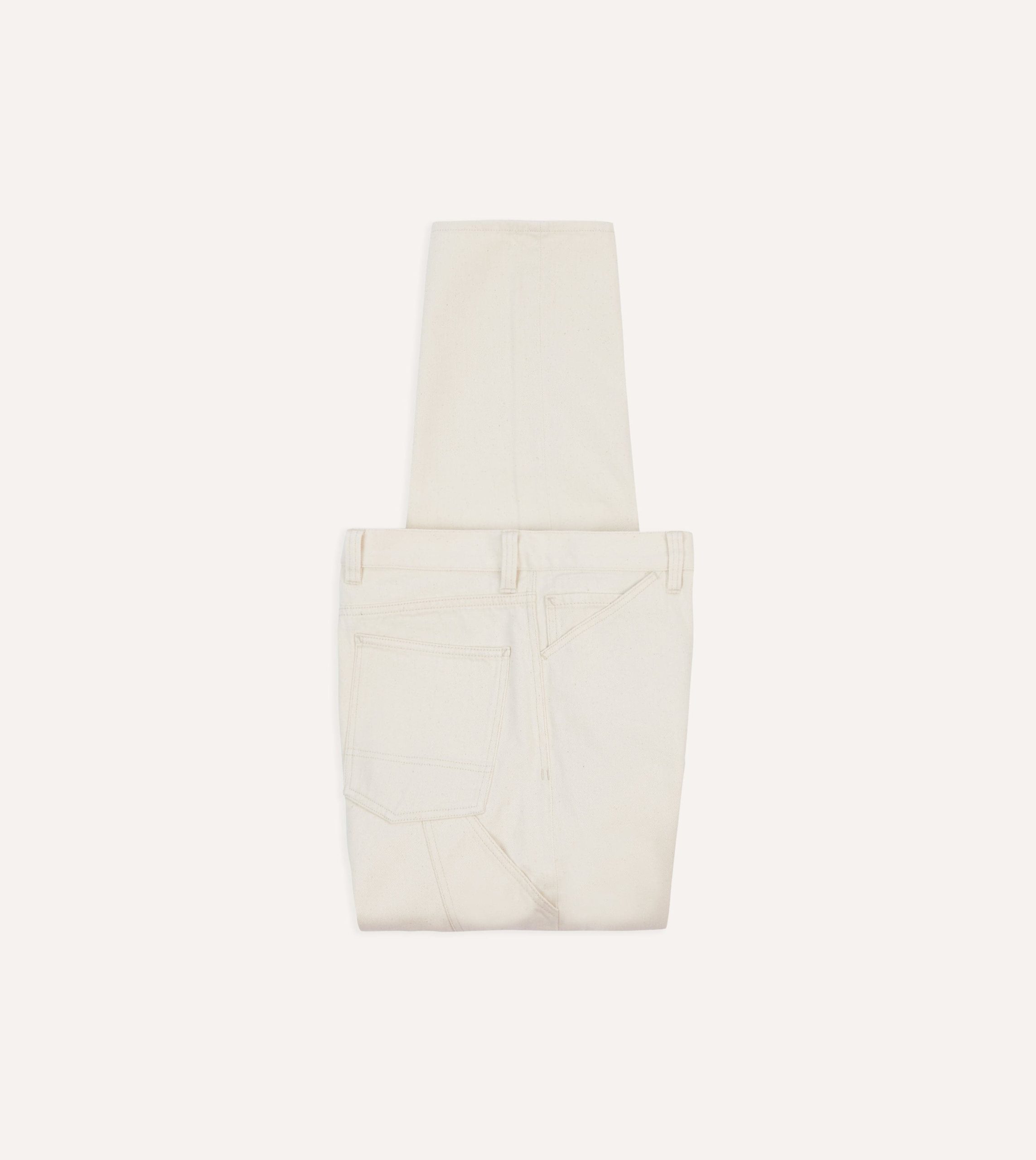 Ecru 12.7oz Selvedge Denim Painter Pants