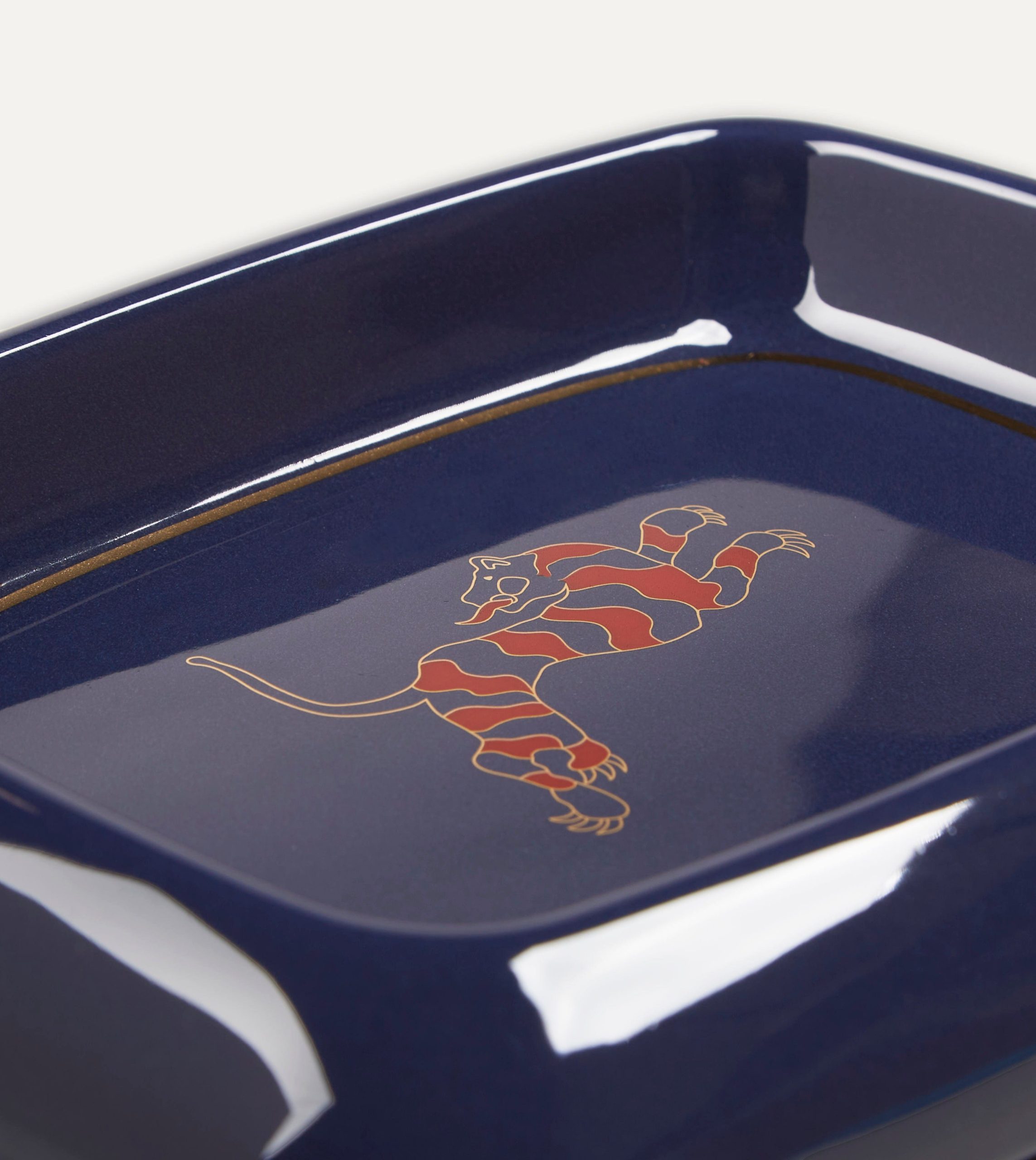 Navy Mughal Tiger Vide Poche - Image 4