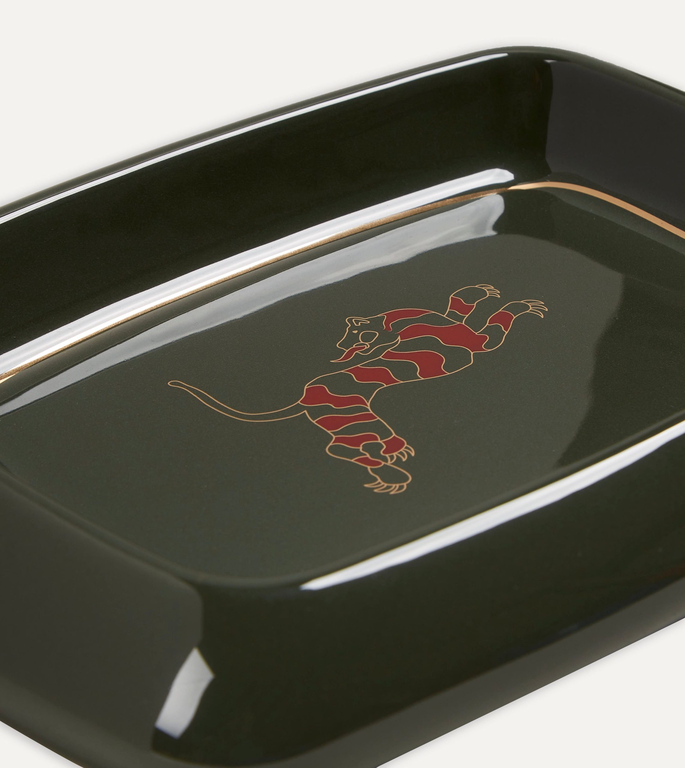 Green Mughal Tiger Vide Poche - Image 3