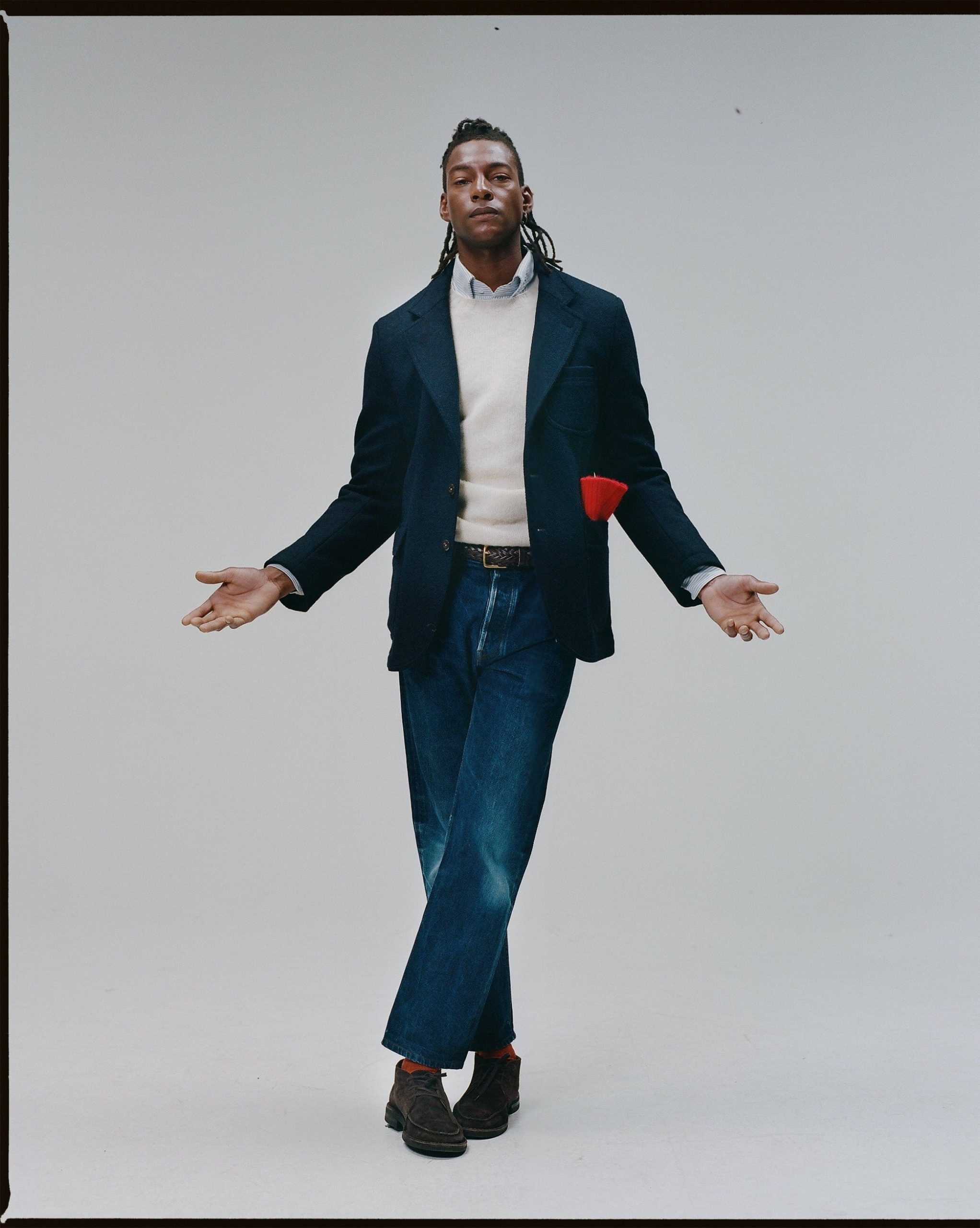 Navy Harris Tweed Games Blazer Mk. VII - Image 11