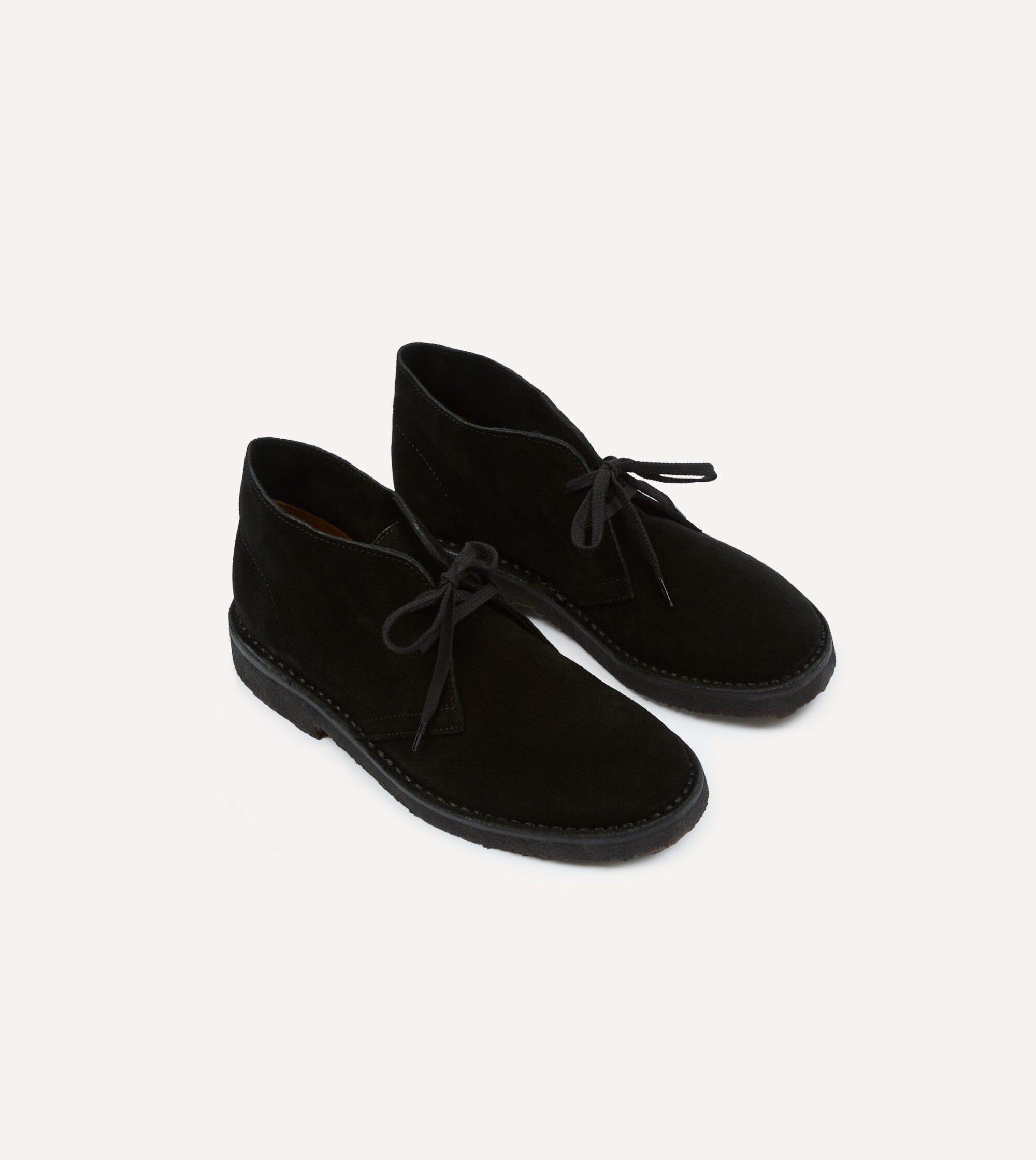 Drake's by A. Levine Clifford Desert Boot Black Suede