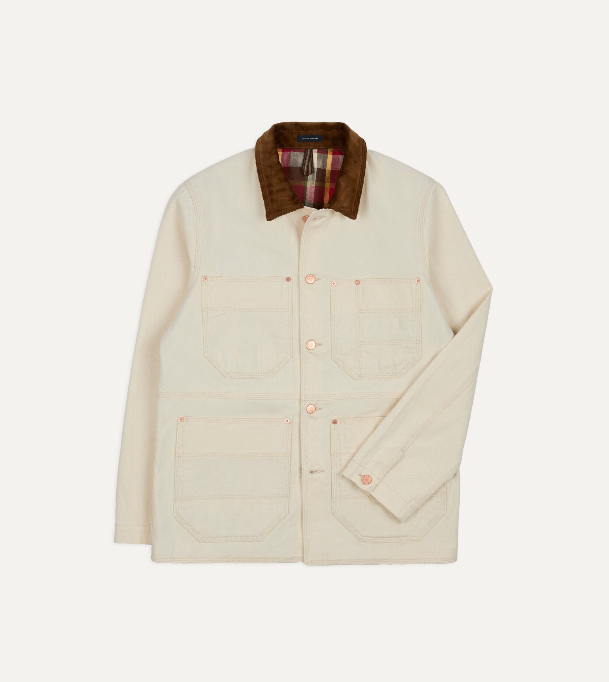 Ecru Denim Welder Jacket