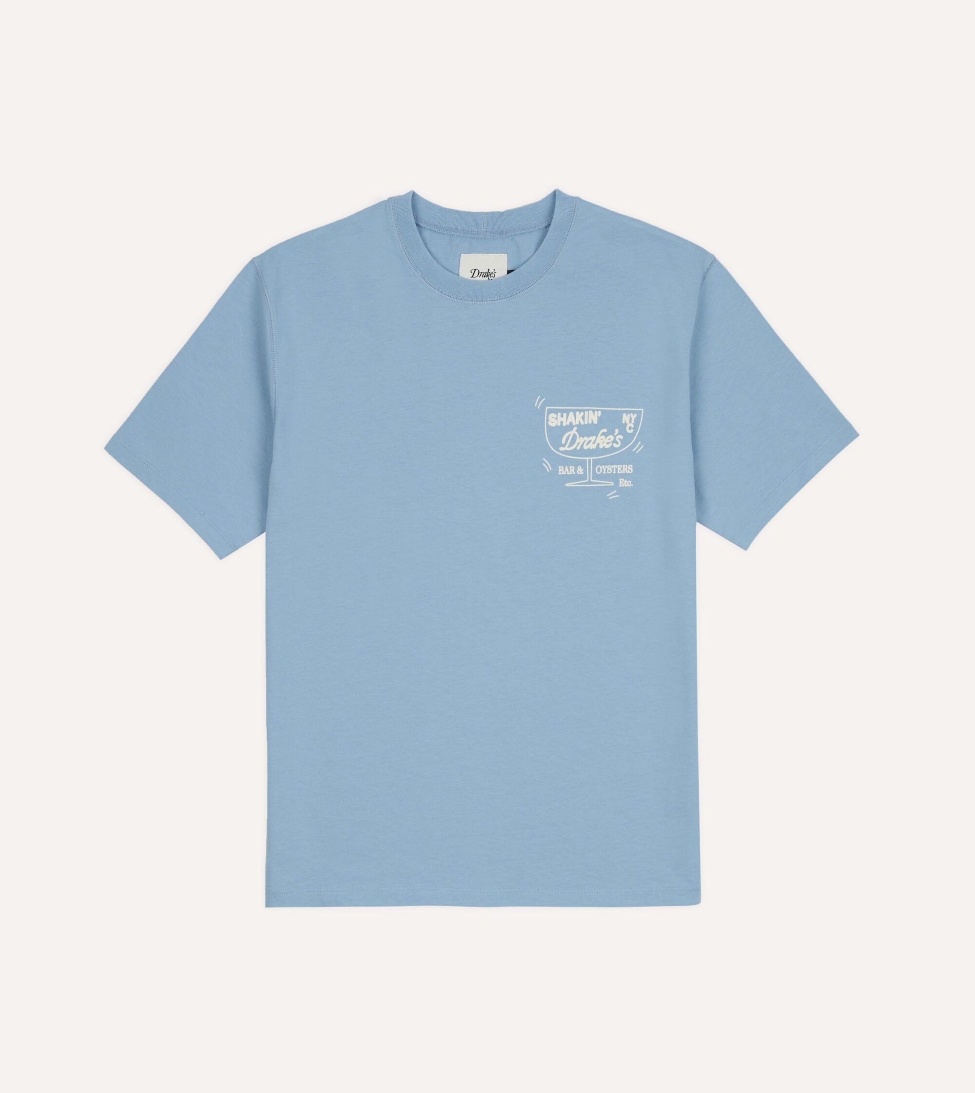 Blue 'Shuck' Print Short-Sleeve Hiking T-Shirt